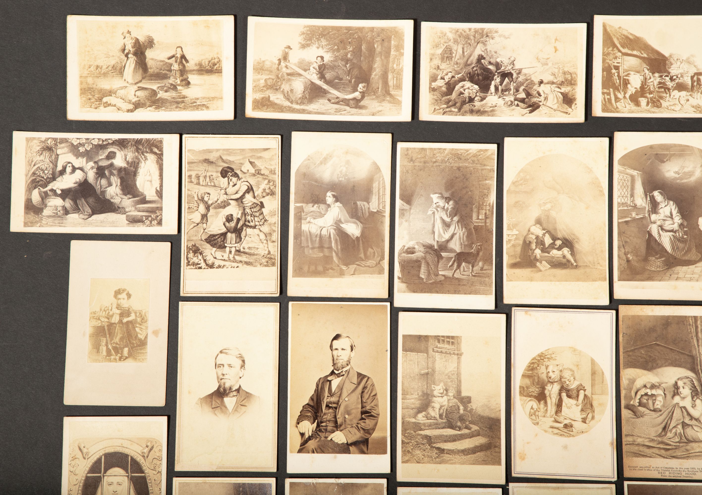 A GROUP OF 44 VARIOUS CDV PHOTOGRAPHIC IMAGES