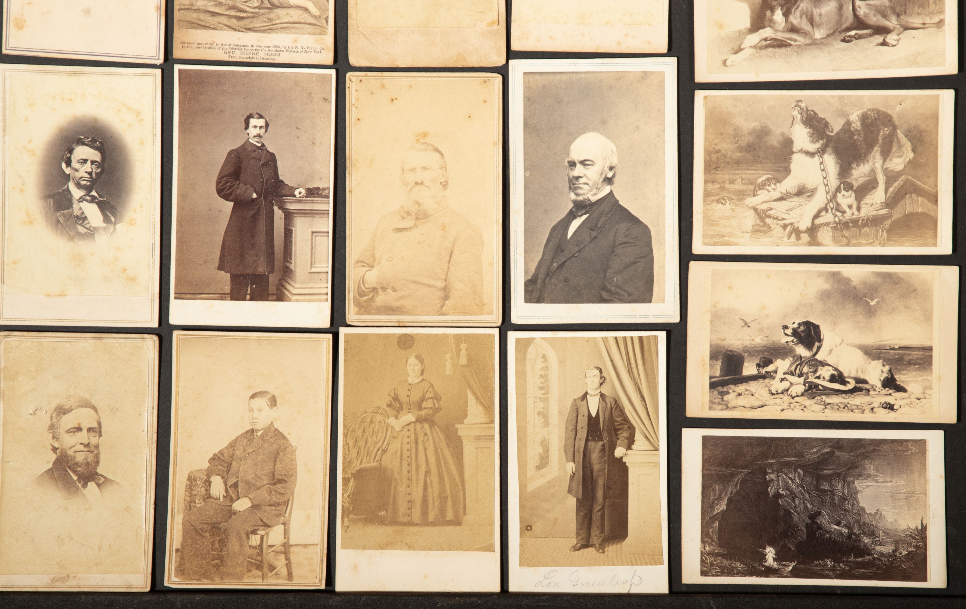 A GROUP OF 44 VARIOUS CDV PHOTOGRAPHIC IMAGES