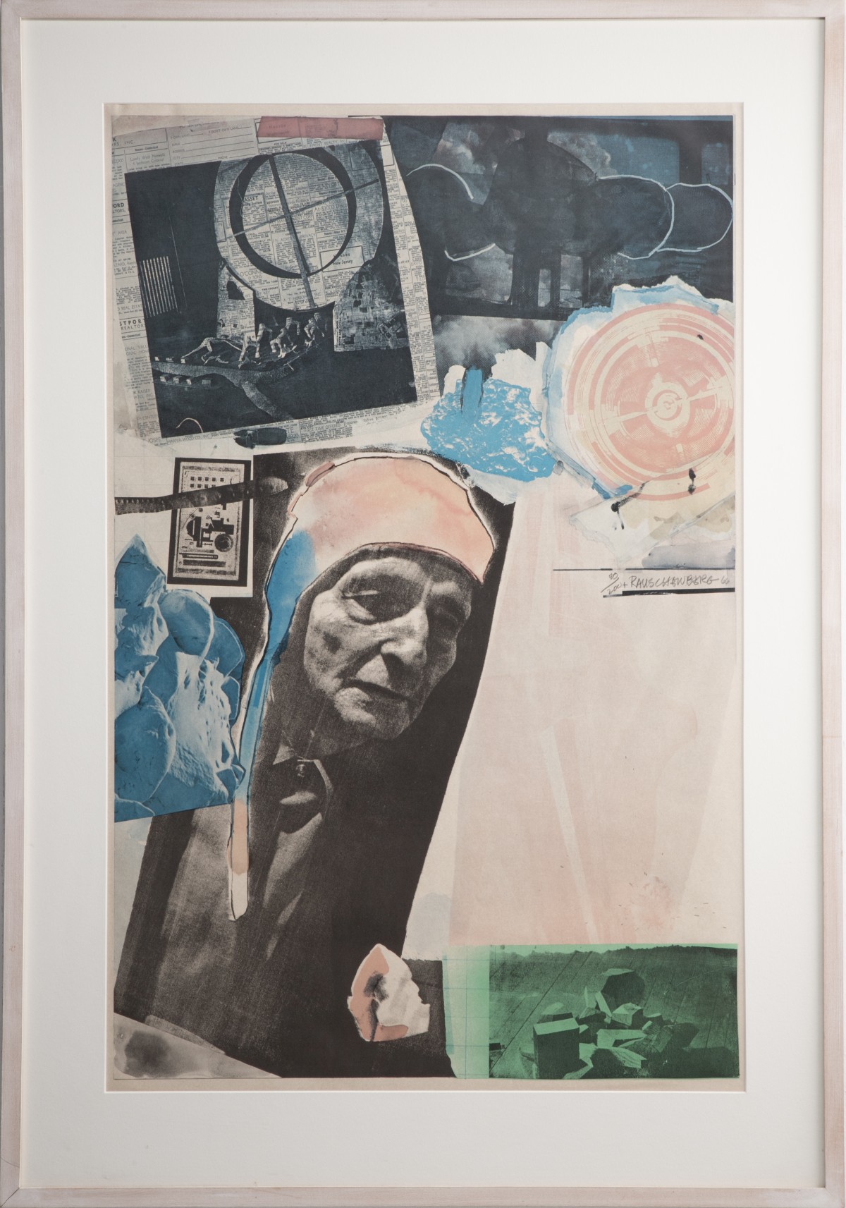 ROBERT RAUSCHENBERG (1925-2008) PENCIL SIGNED OFFSET