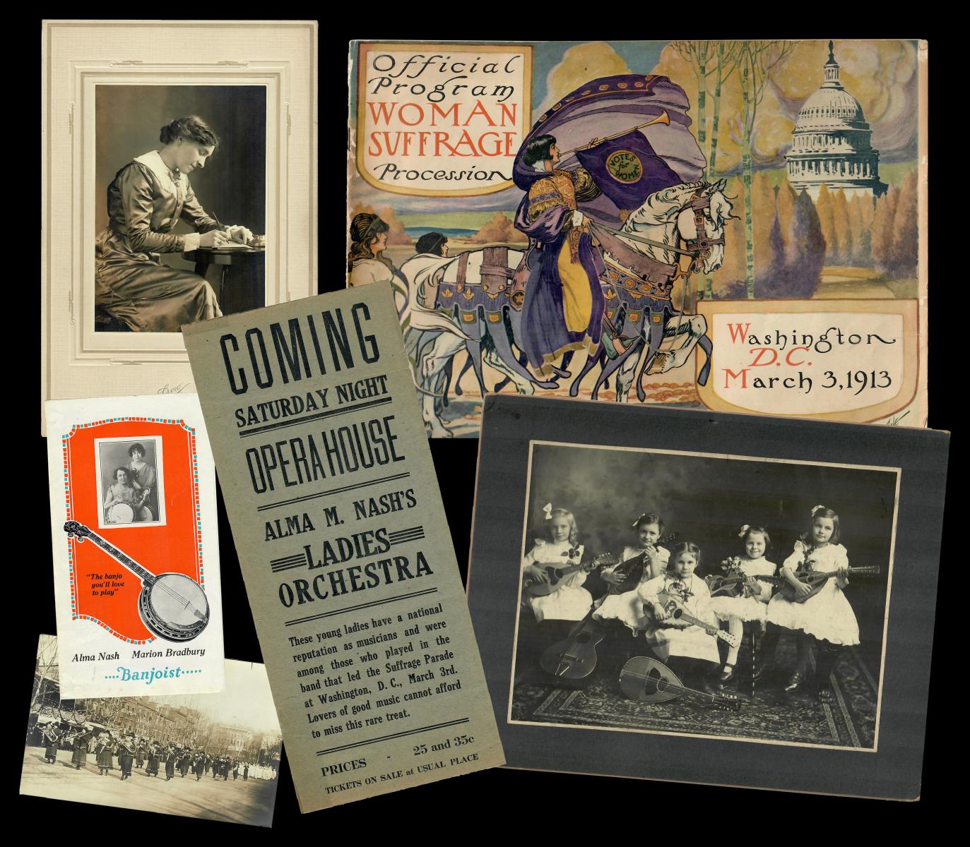 3000+ PIECE ARCHIVE OF EARLY 20C. SUFFRAGETTE ALMA NASH