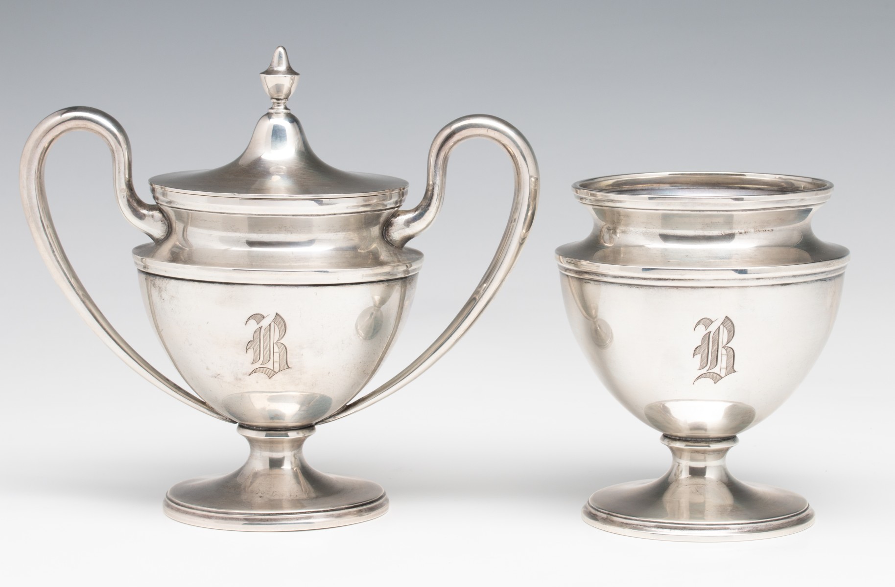 A STEIFF FIVE PIECE STERLING TEA AND COFFEE SERVICE