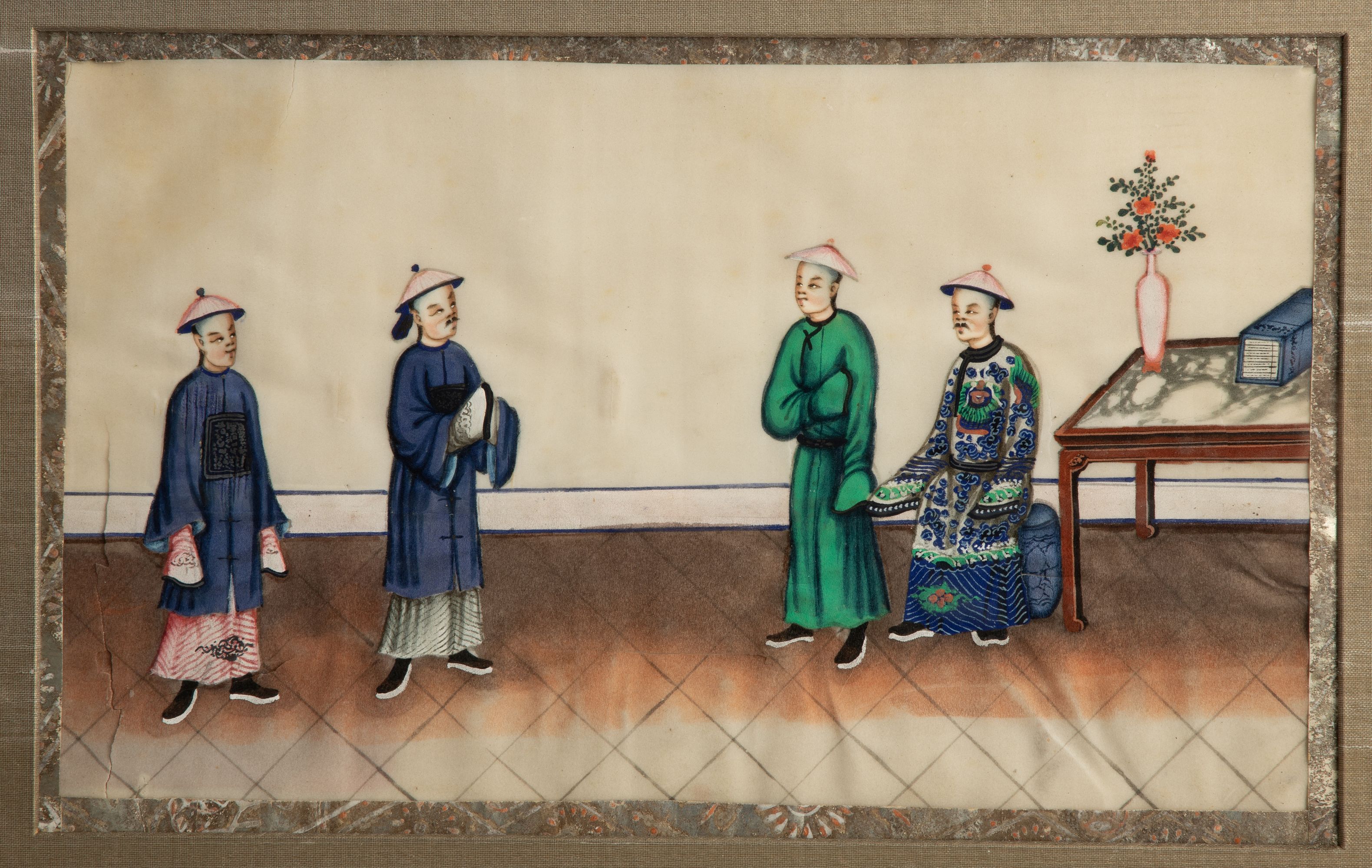 FOUR FRAMED CHINESE PAINTINGS CIRCA EARLY 20TH CENTURY