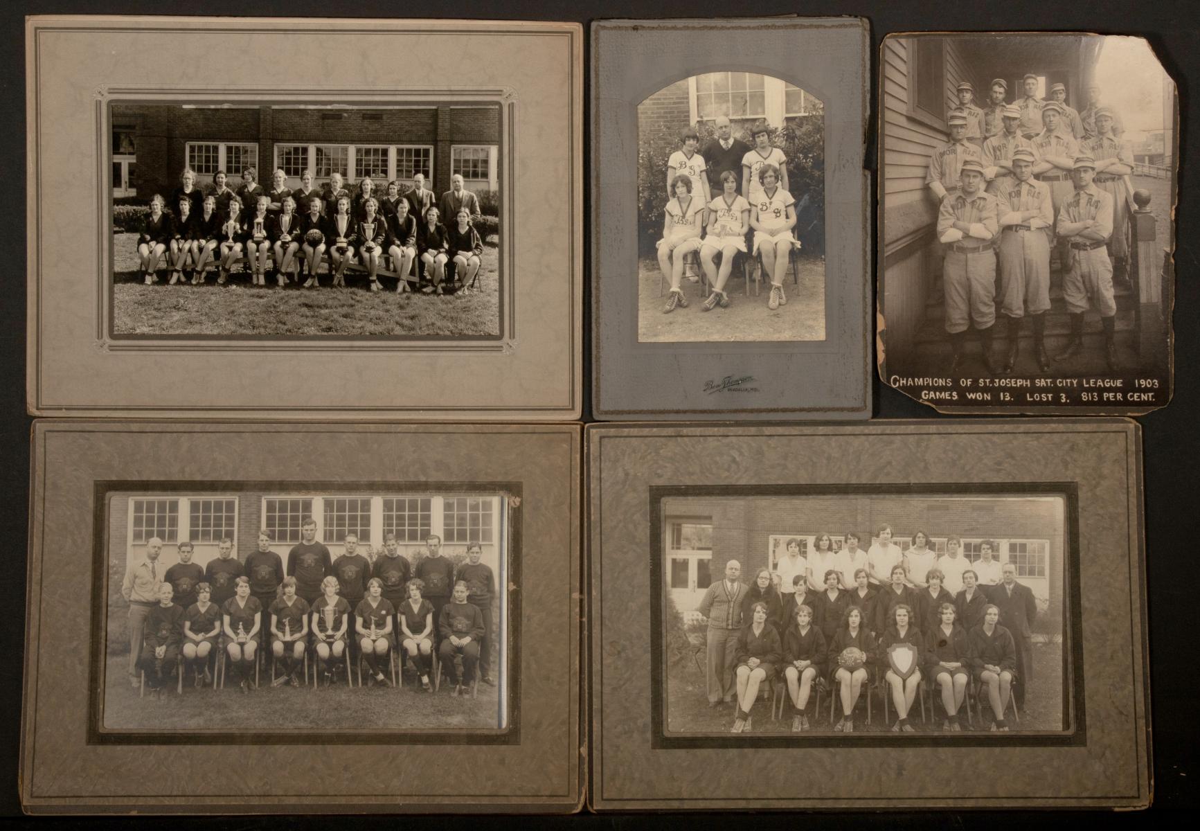 A COLLECTION OF SPORTS RELATED PHOTOS 1880-1920