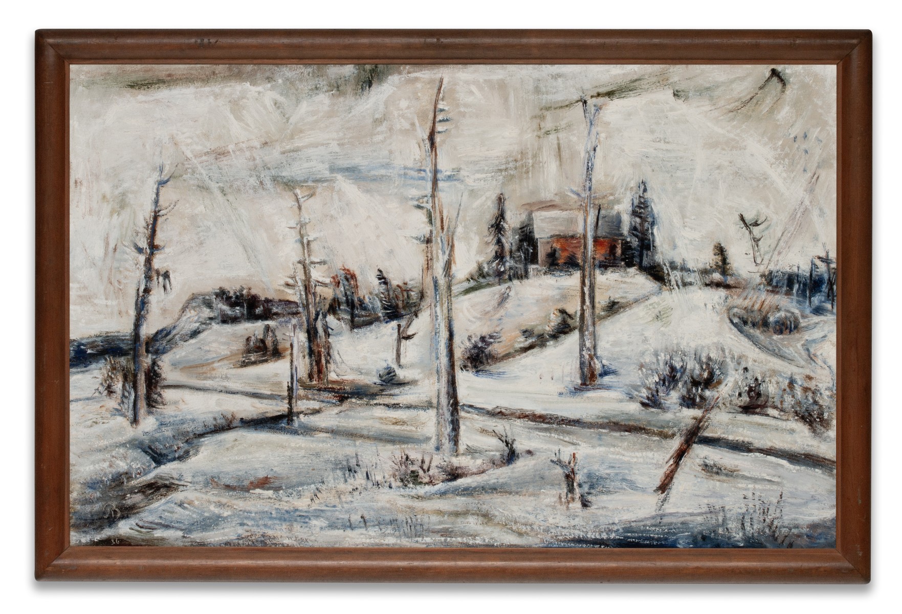 ALBERT BLOCH (1882-1961) 1936 OIL ON CANVAS