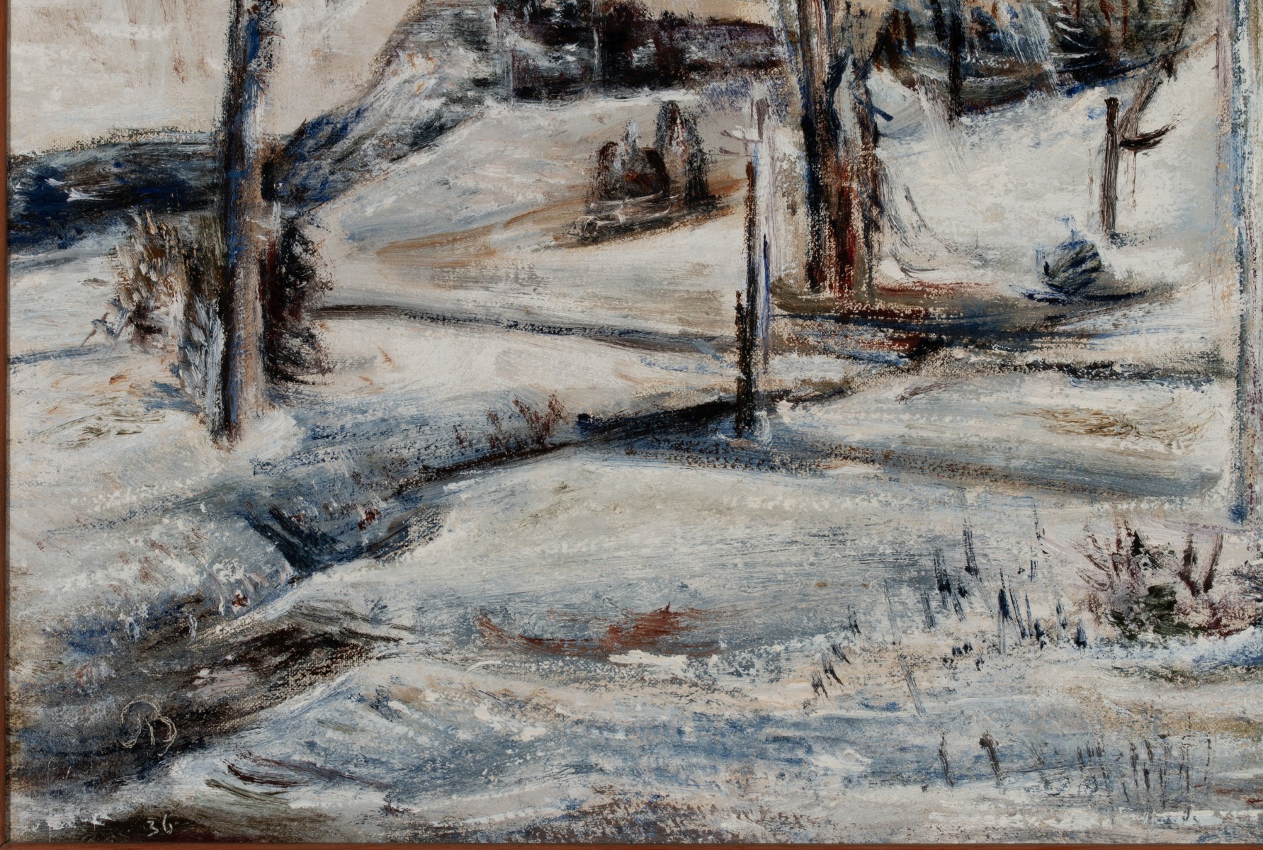 ALBERT BLOCH (1882-1961) 1936 OIL ON CANVAS