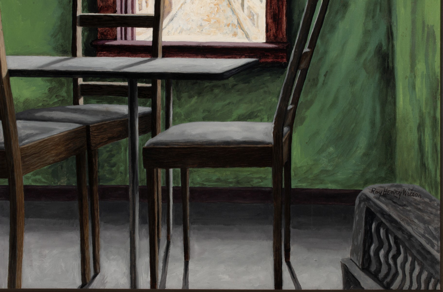 RAY HENRY WILSON (1926-2005) OIL ON CANVAS