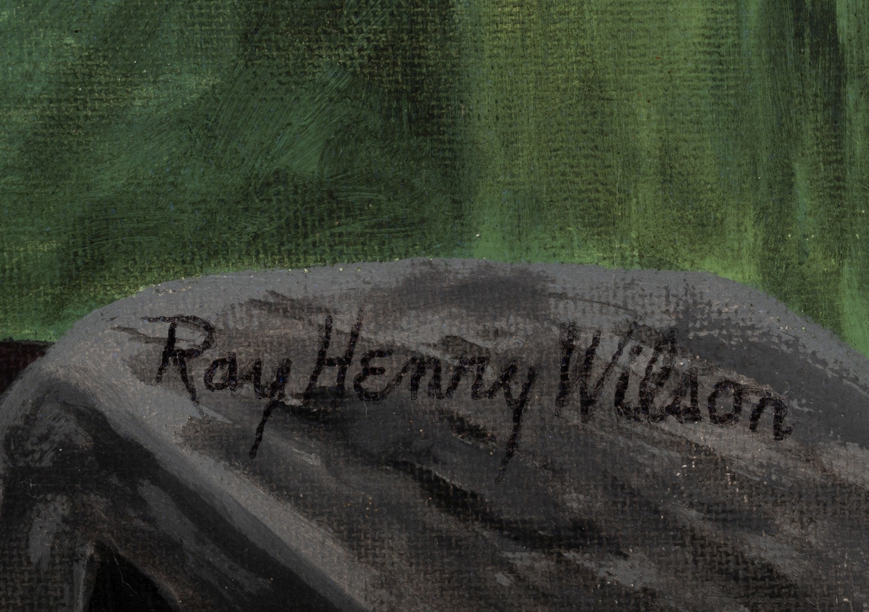 RAY HENRY WILSON (1926-2005) OIL ON CANVAS