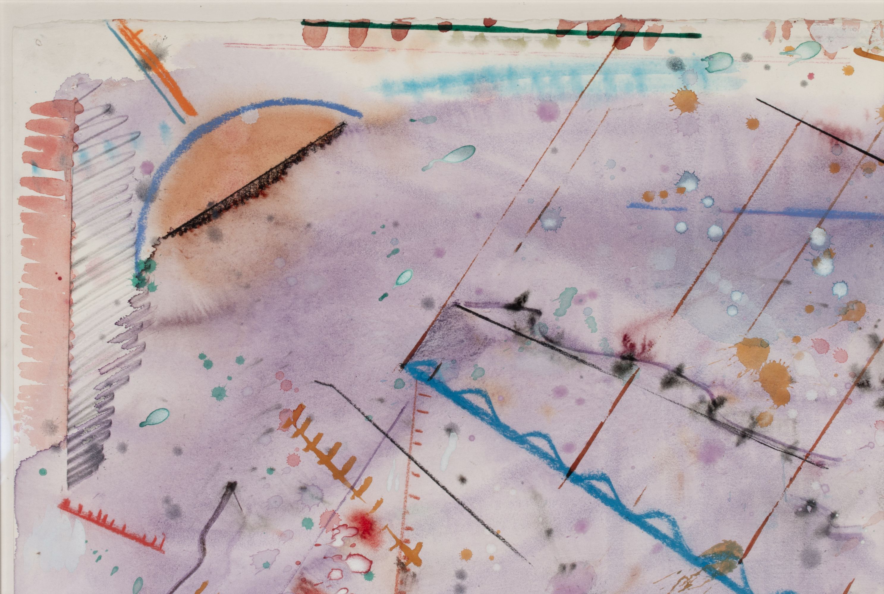 RONALD SLOWINSKI (1932-2023) HOPI FLOWER WATERCOLOR