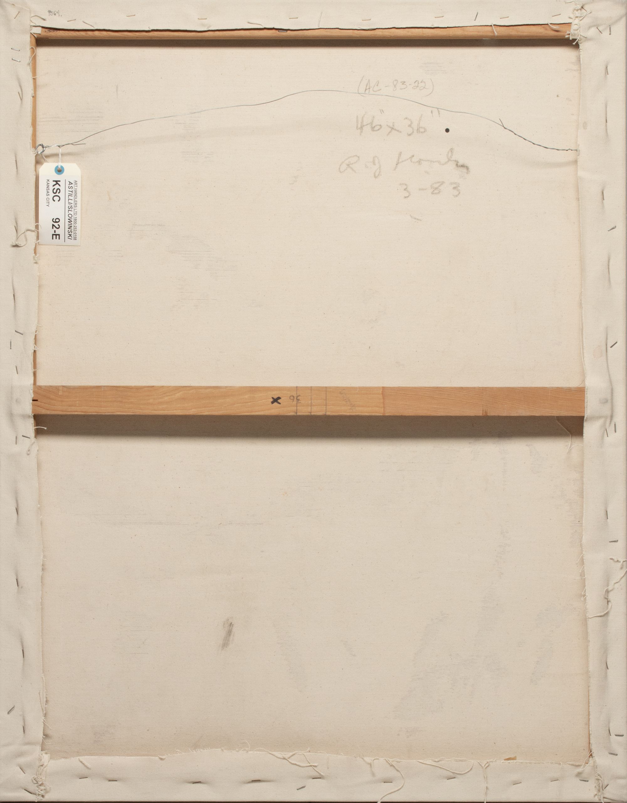 RONALD SLOWINSKI (1932-2023) ACRYLIC ON CANVAS