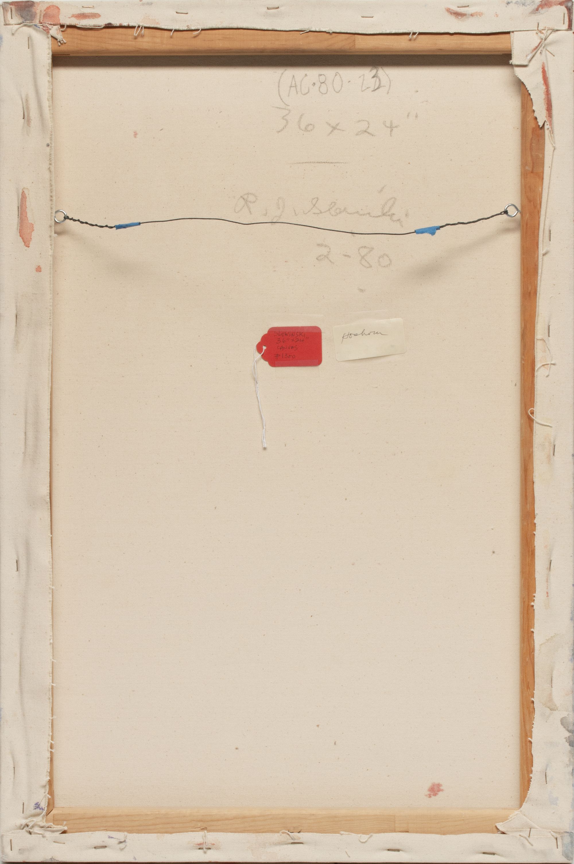 RON SLOWINSKI (1932-2023) UNUSUAL POLLEN SERIES CANVAS