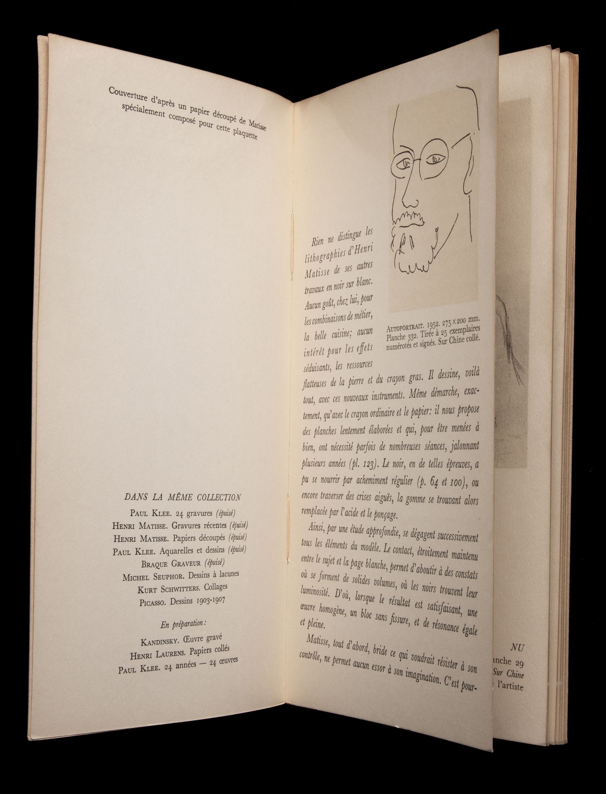 HENRI MATISSE EXHIBITION CATALOGS CIRCA 1955