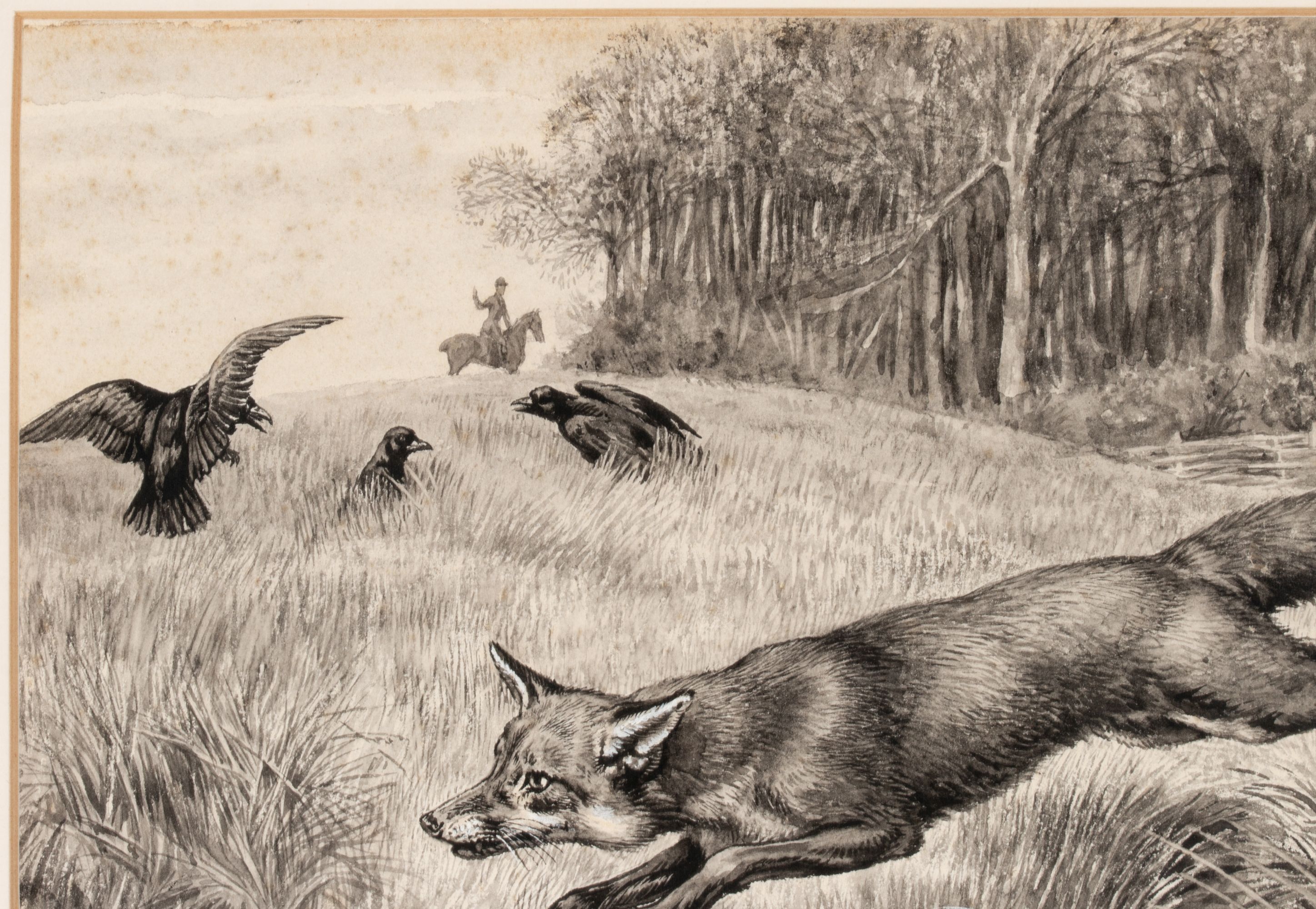 EDMUND CALDWELL (1852-1930) INKWASH ON PAPER (2)