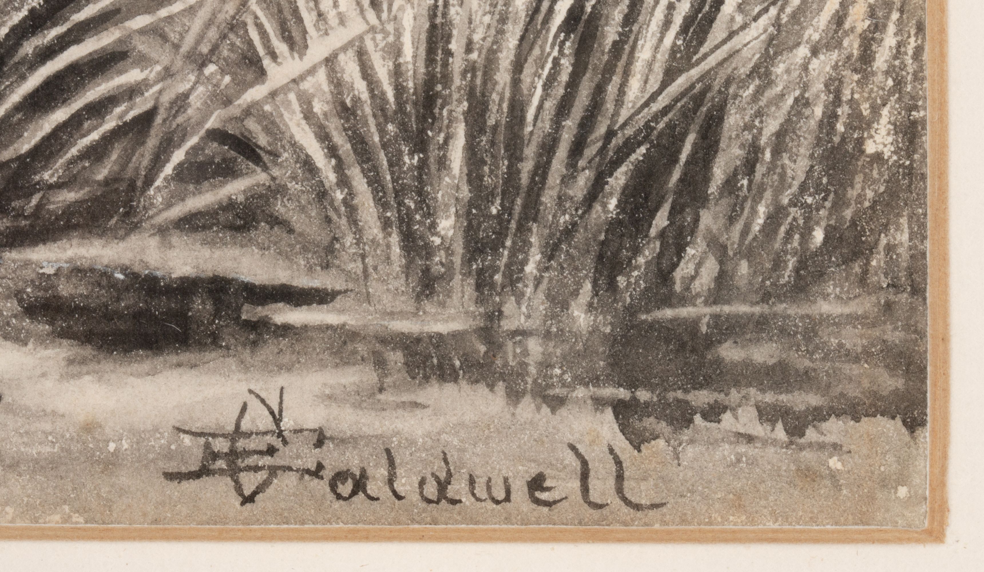 EDMUND CALDWELL (1852-1930) INKWASH ON PAPER (2)