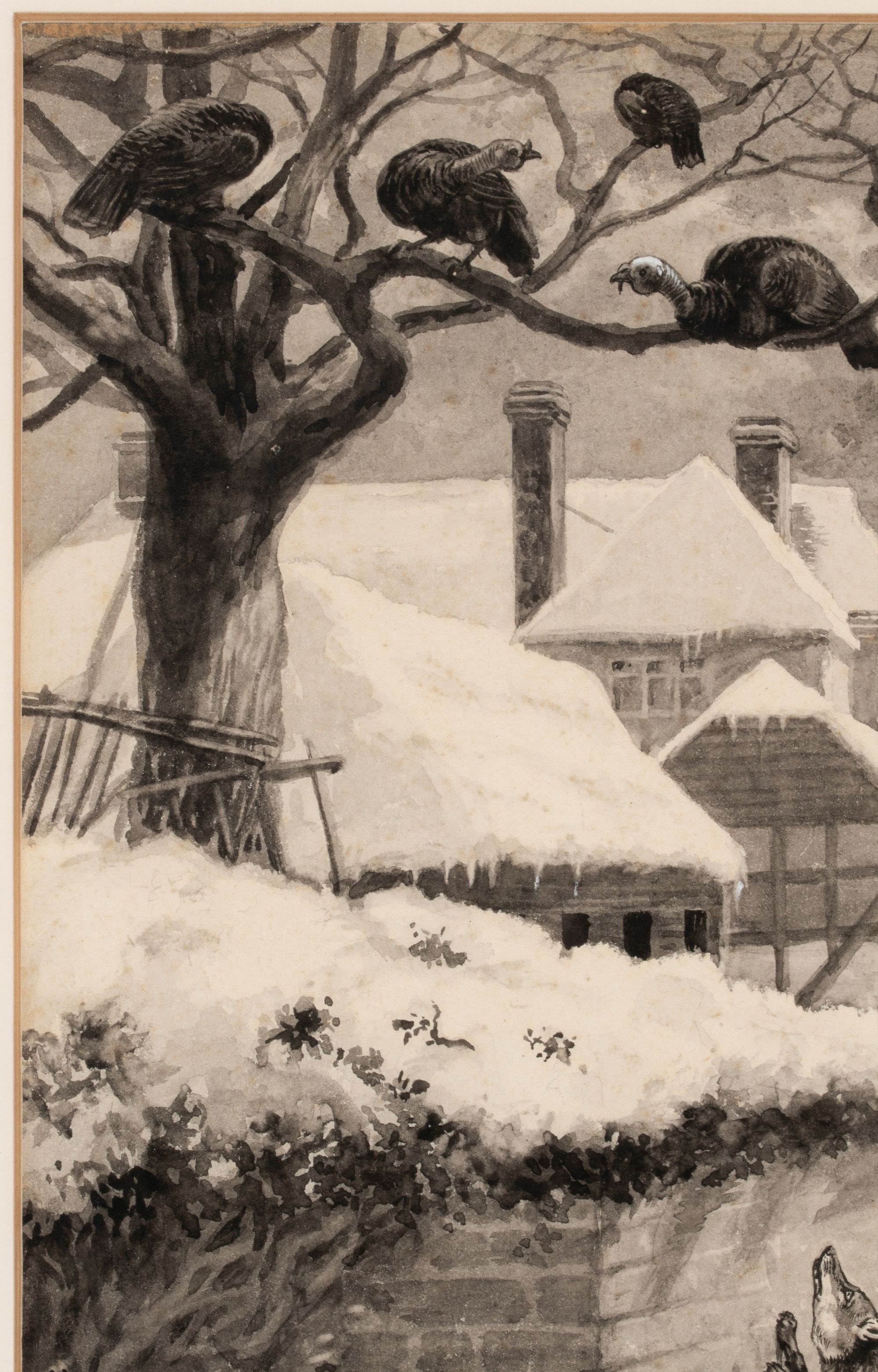 EDMUND CALDWELL (1852-1930) INKWASH ON PAPER (2)