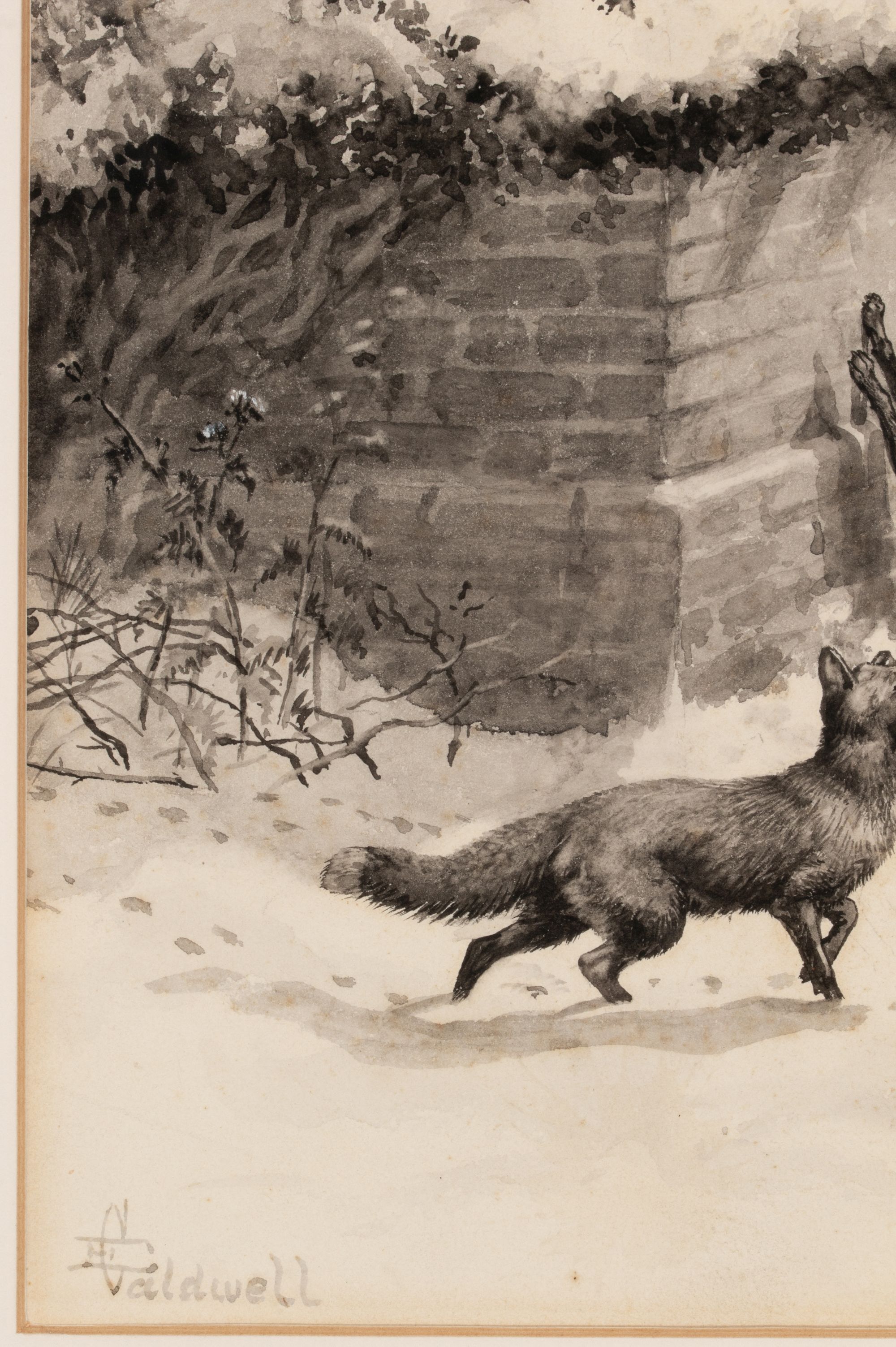 EDMUND CALDWELL (1852-1930) INKWASH ON PAPER (2)