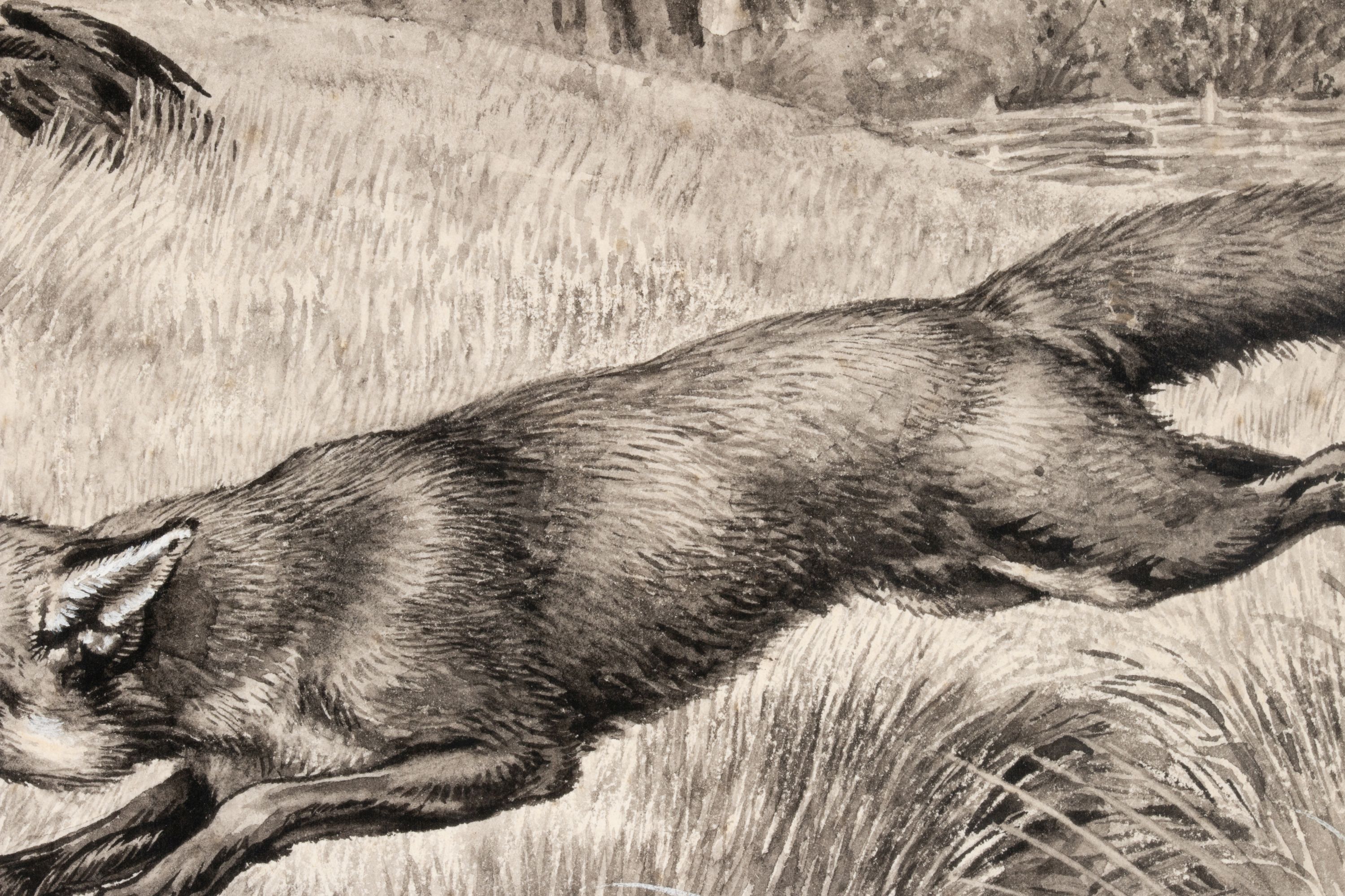 EDMUND CALDWELL (1852-1930) INKWASH ON PAPER (2)