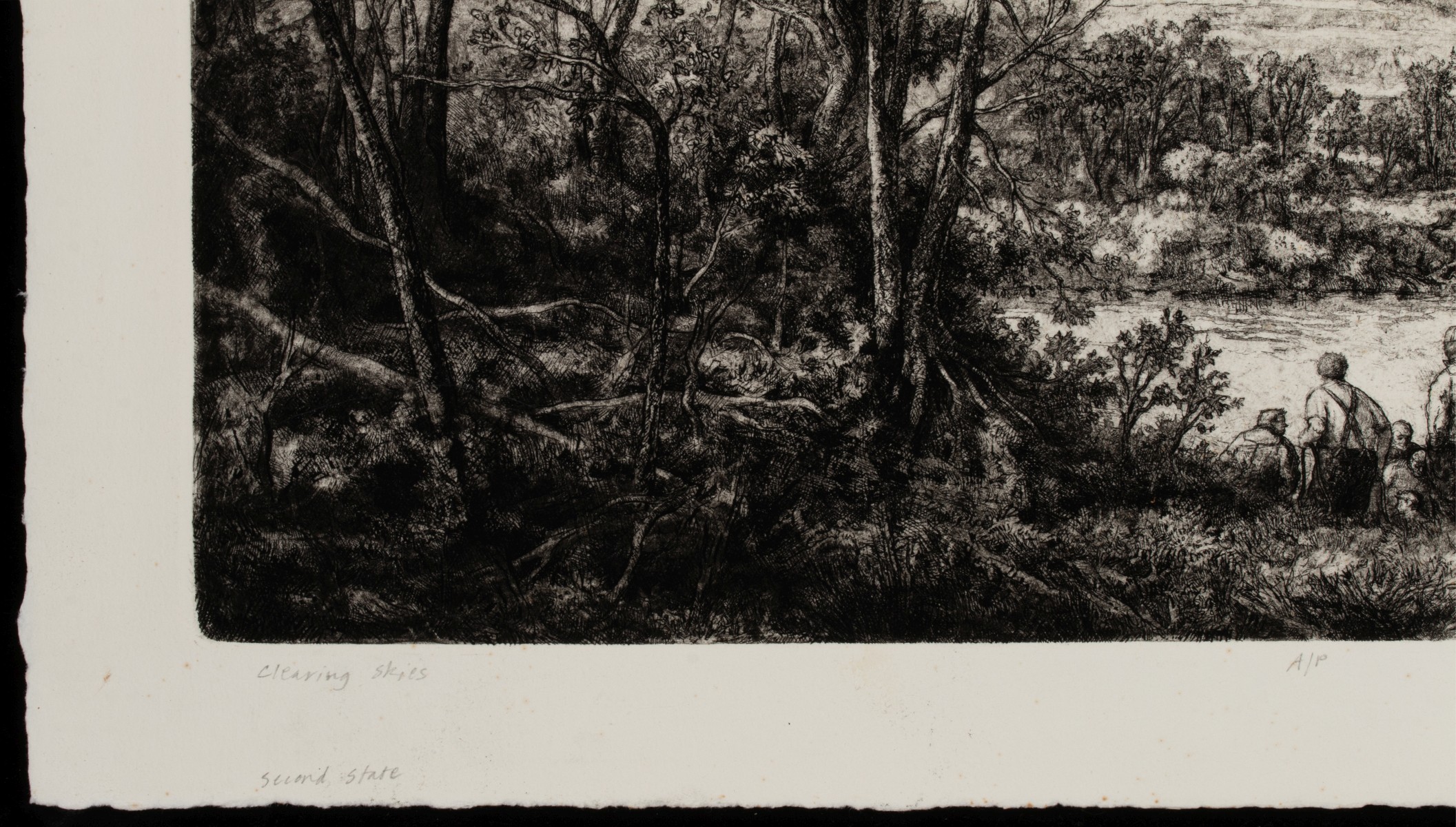 DOUG OSA (BORN 1952) PENCIL SIGNED ETCHING