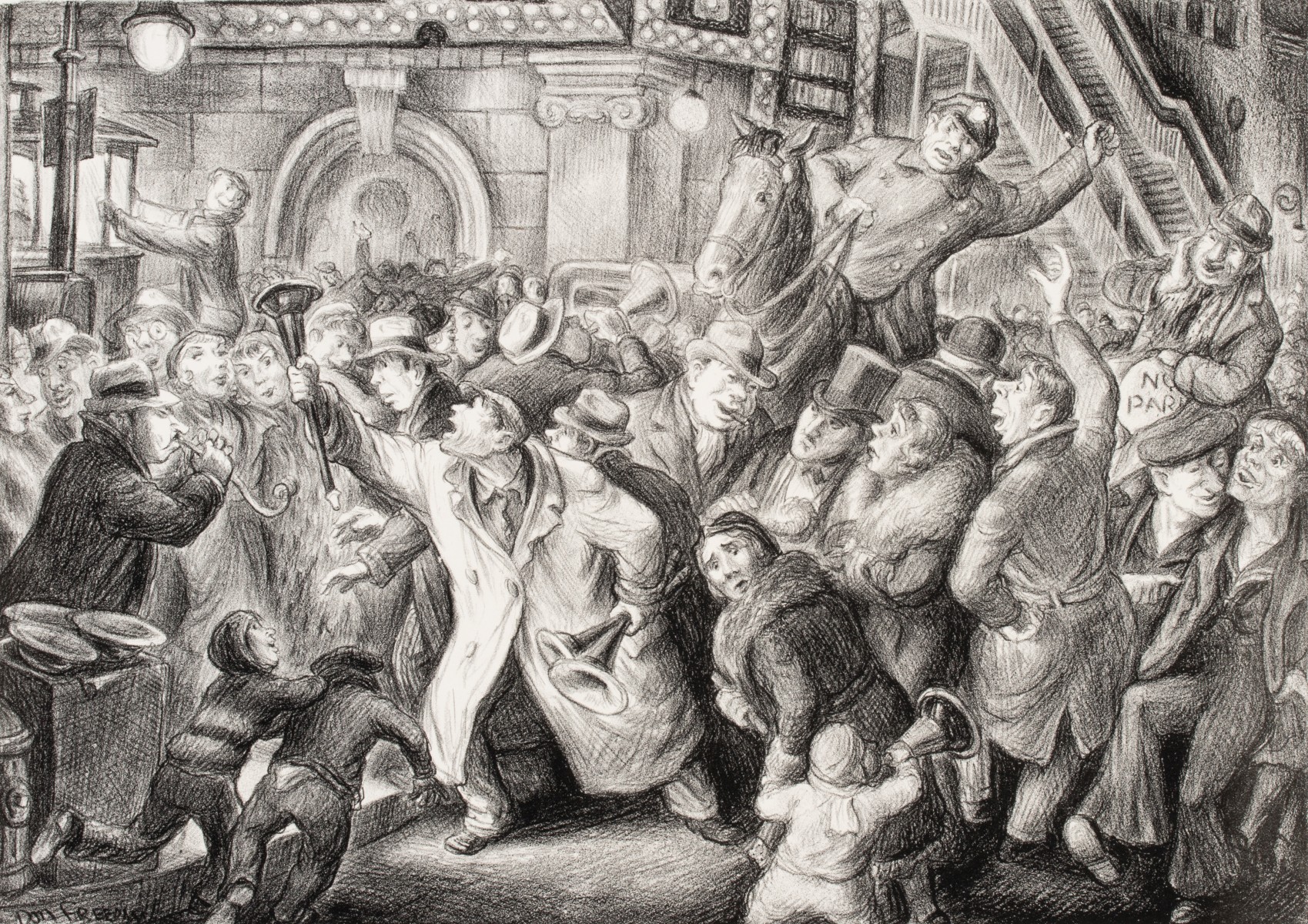 DON FREEMAN (1908-1978) 1932 PENCIL SIGNED LITHOGRAPH