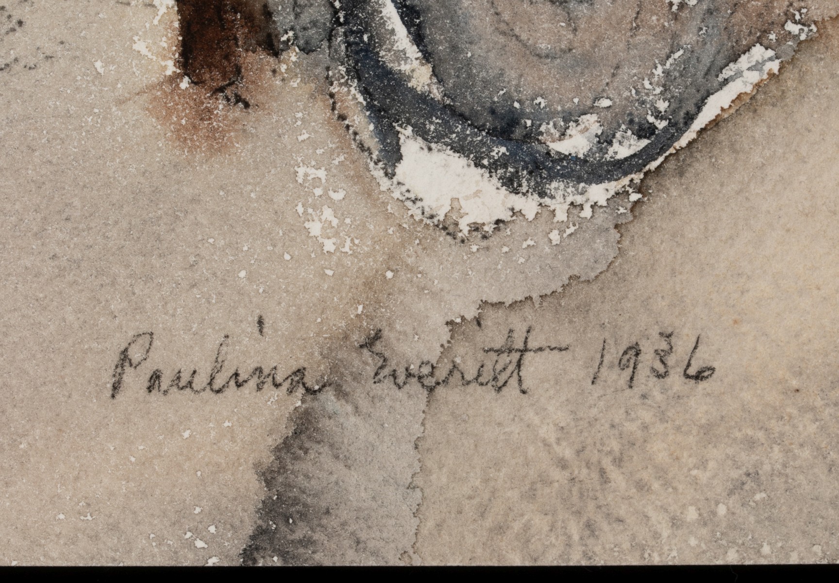 PAULINA EVERITT (1905-1996) PRIZE WINNING WATERCOLOR #1
