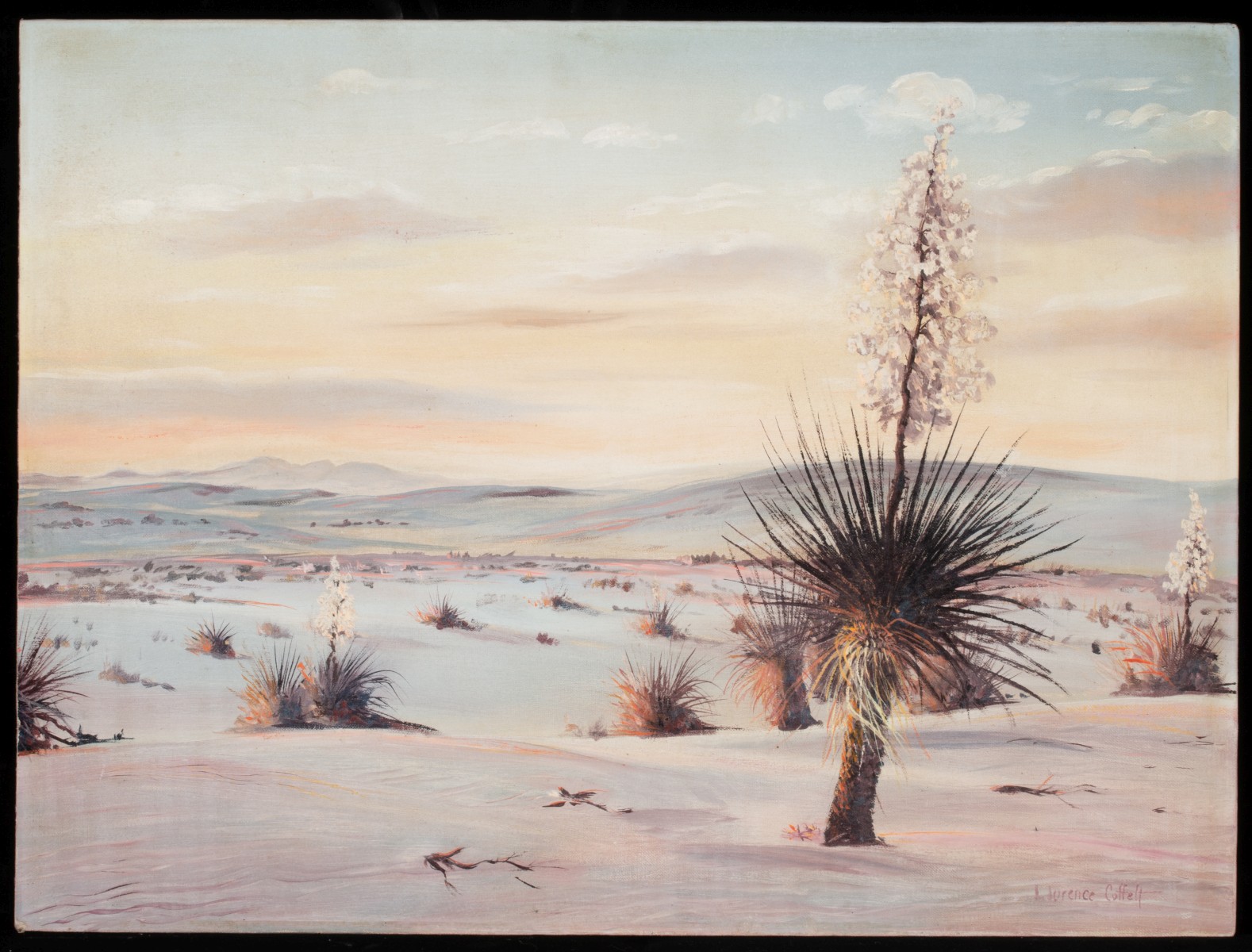 LAURENCE COFFELT (1910-1976) OIL ON CANVAS BOARD