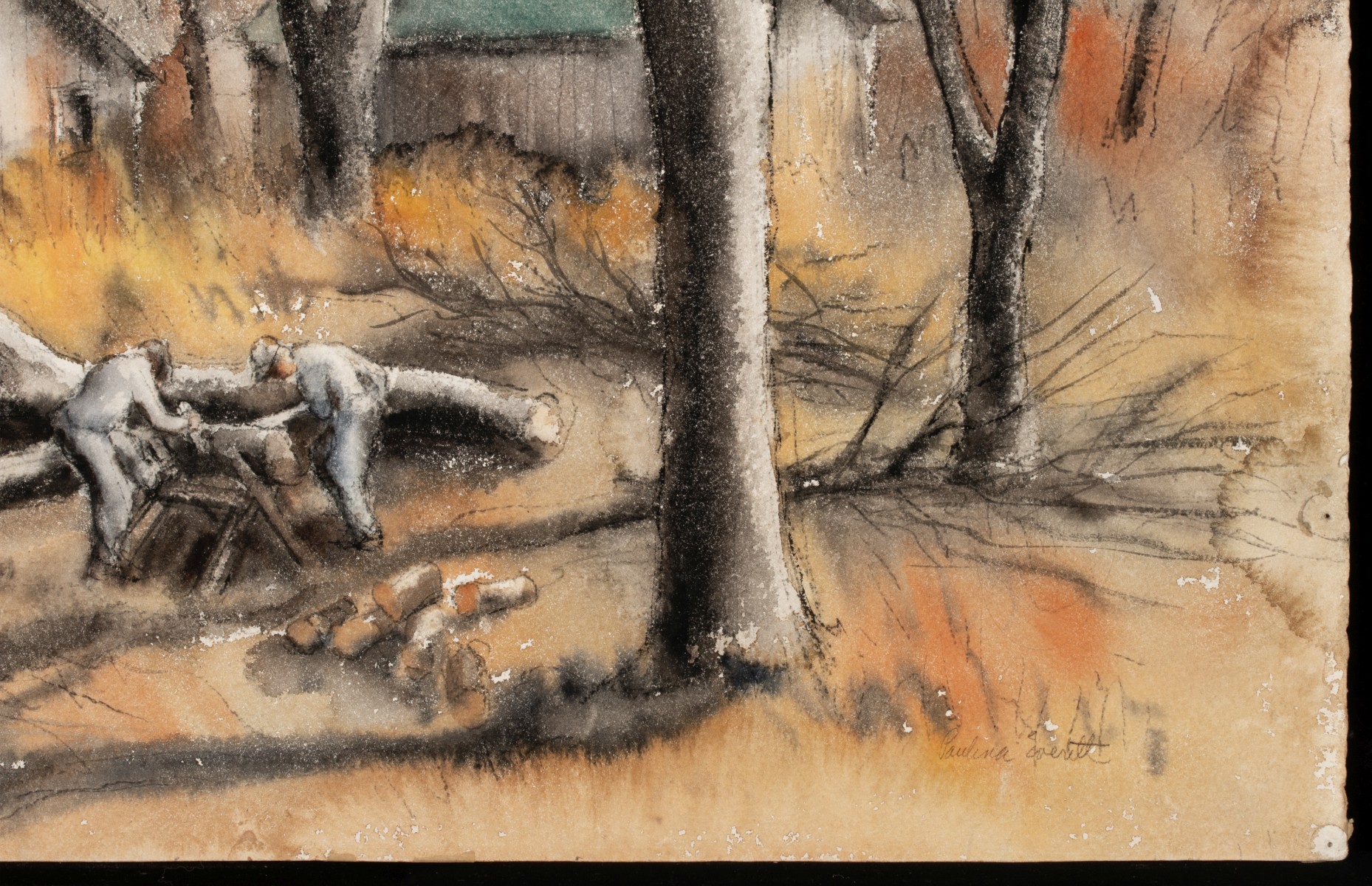 PAULINA EVERITT (1905-1996) WATERCOLOR ON PAPER