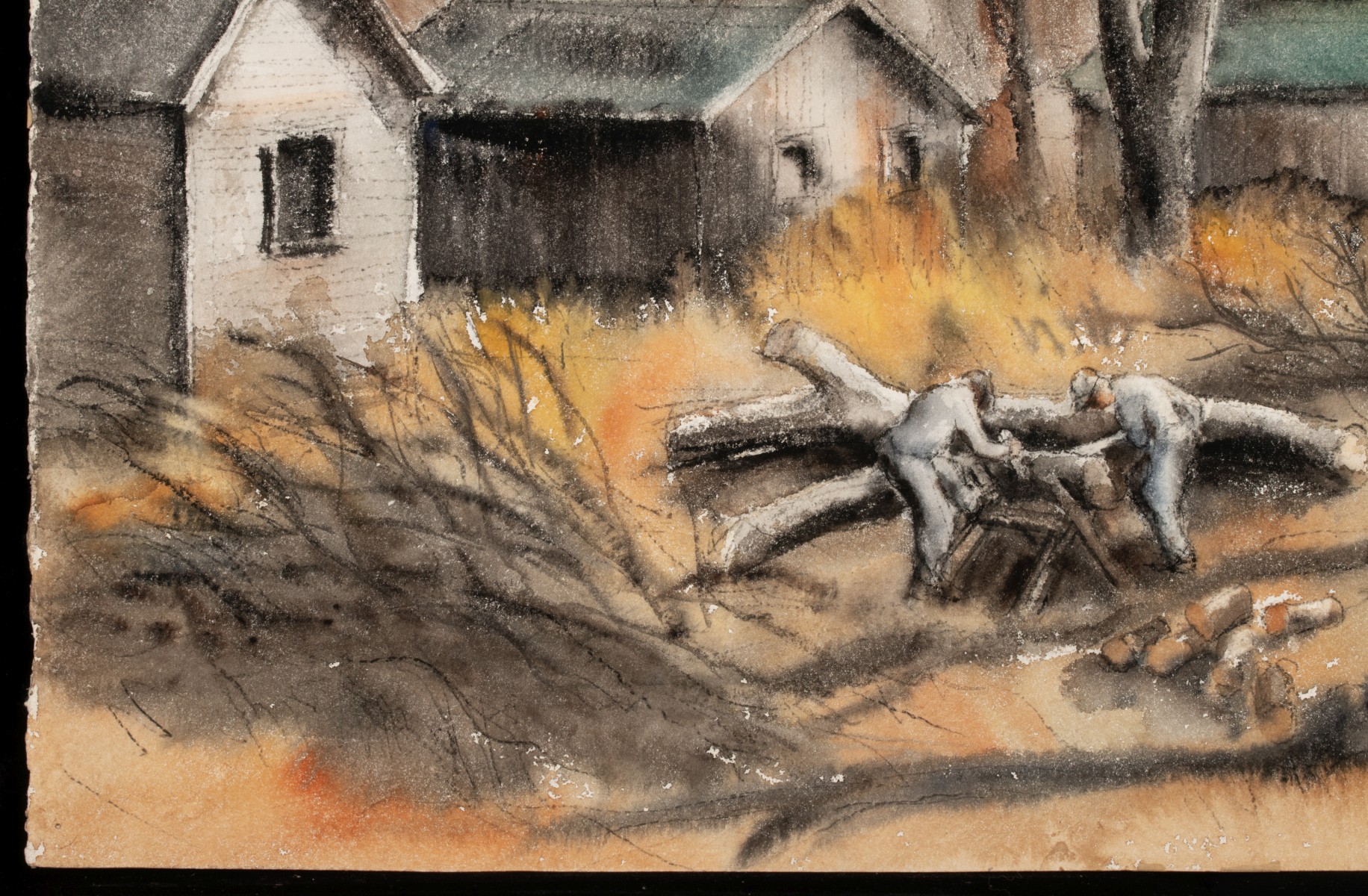 PAULINA EVERITT (1905-1996) WATERCOLOR ON PAPER