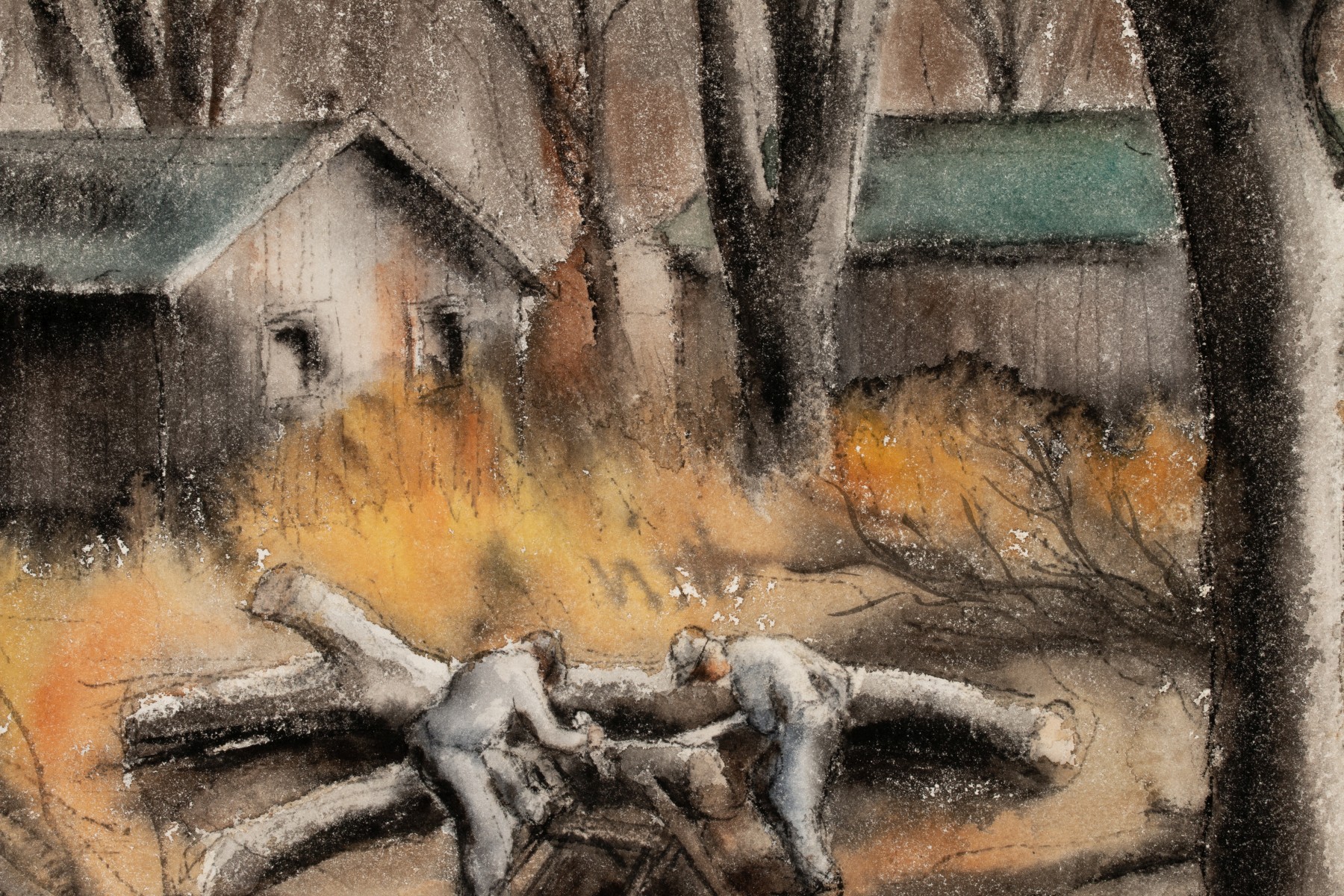 PAULINA EVERITT (1905-1996) WATERCOLOR ON PAPER