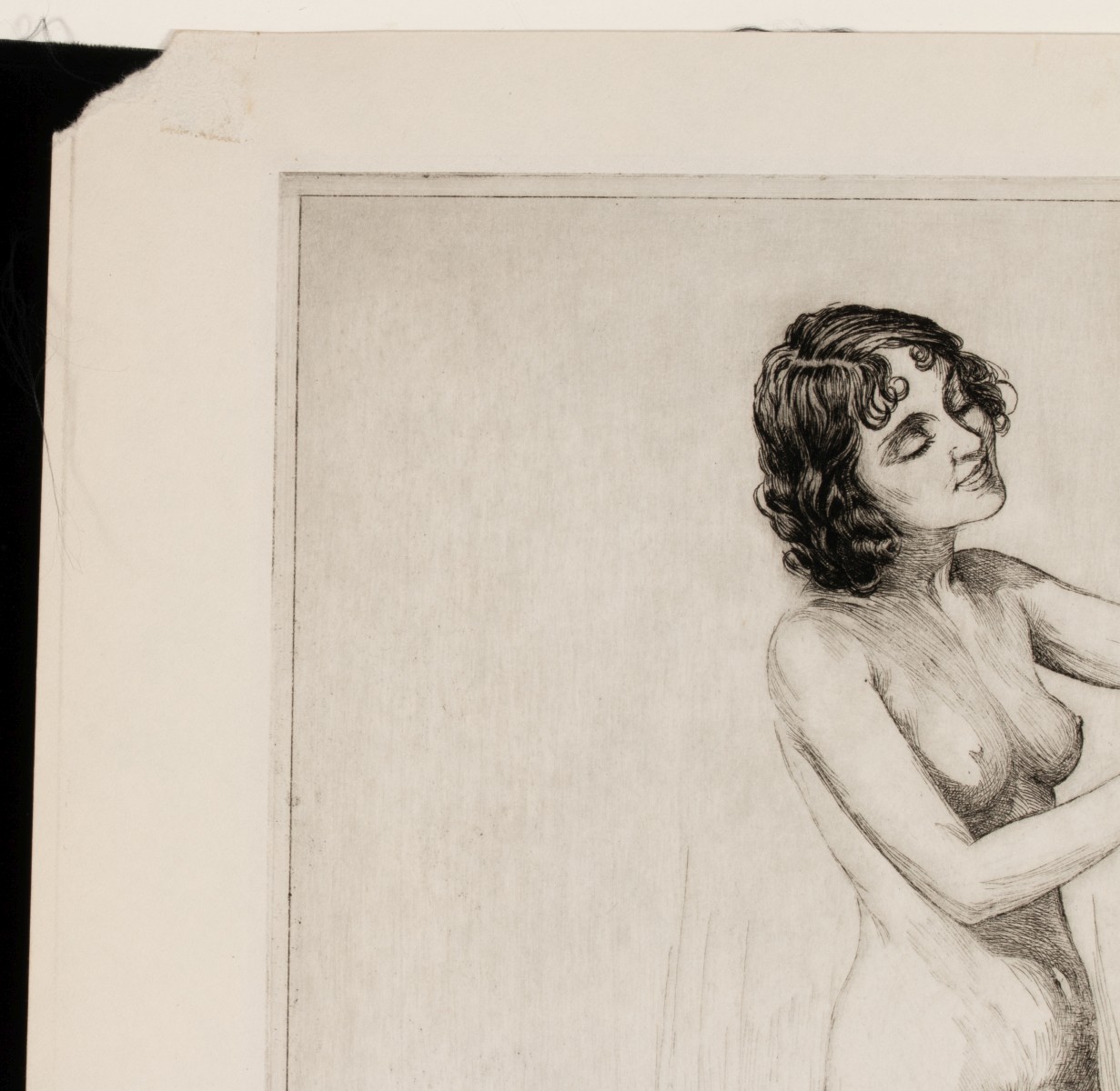 CHARLES SINDELAER (1885-1947) PENCIL SIGNED DRYPOINT