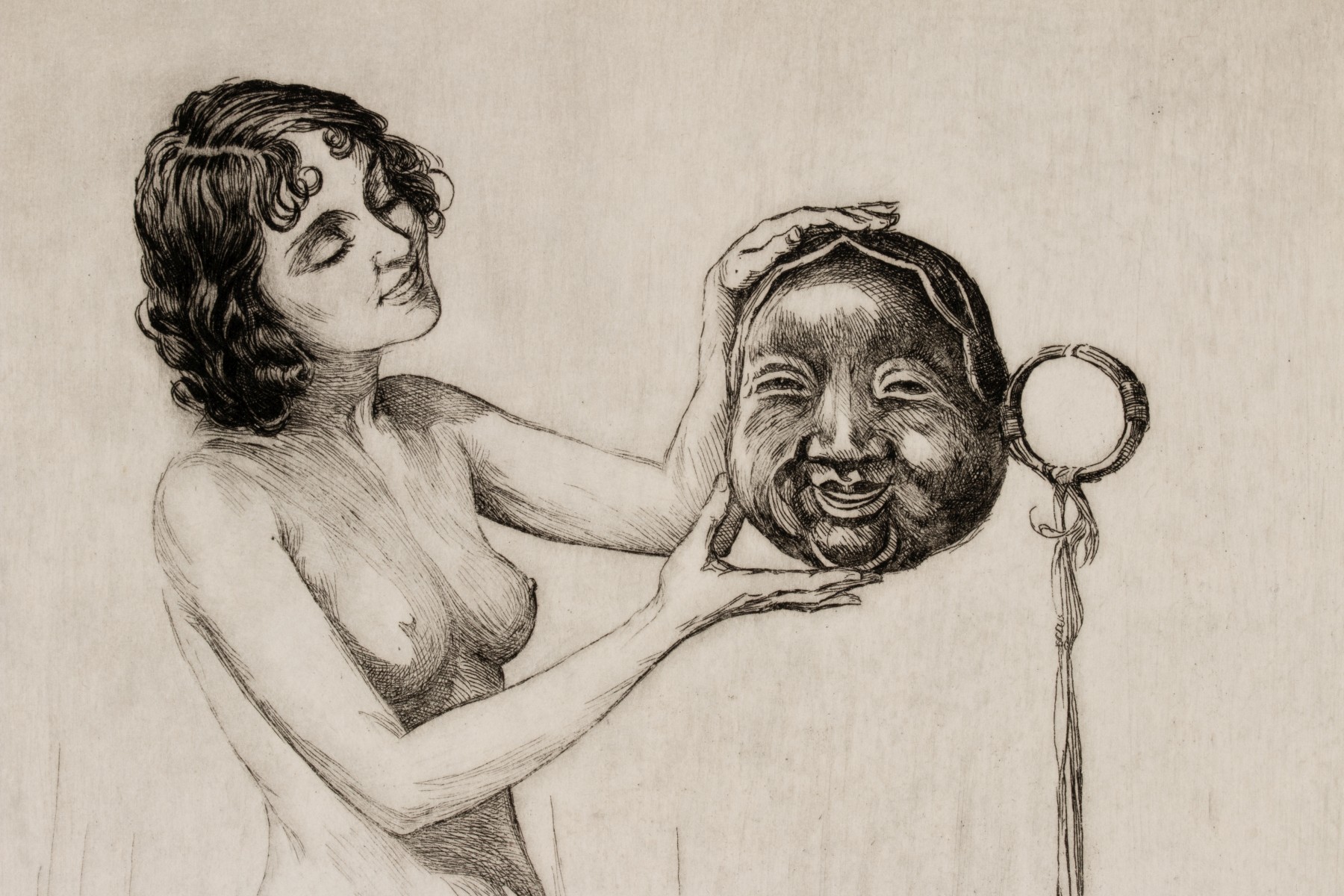 CHARLES SINDELAER (1885-1947) PENCIL SIGNED DRYPOINT