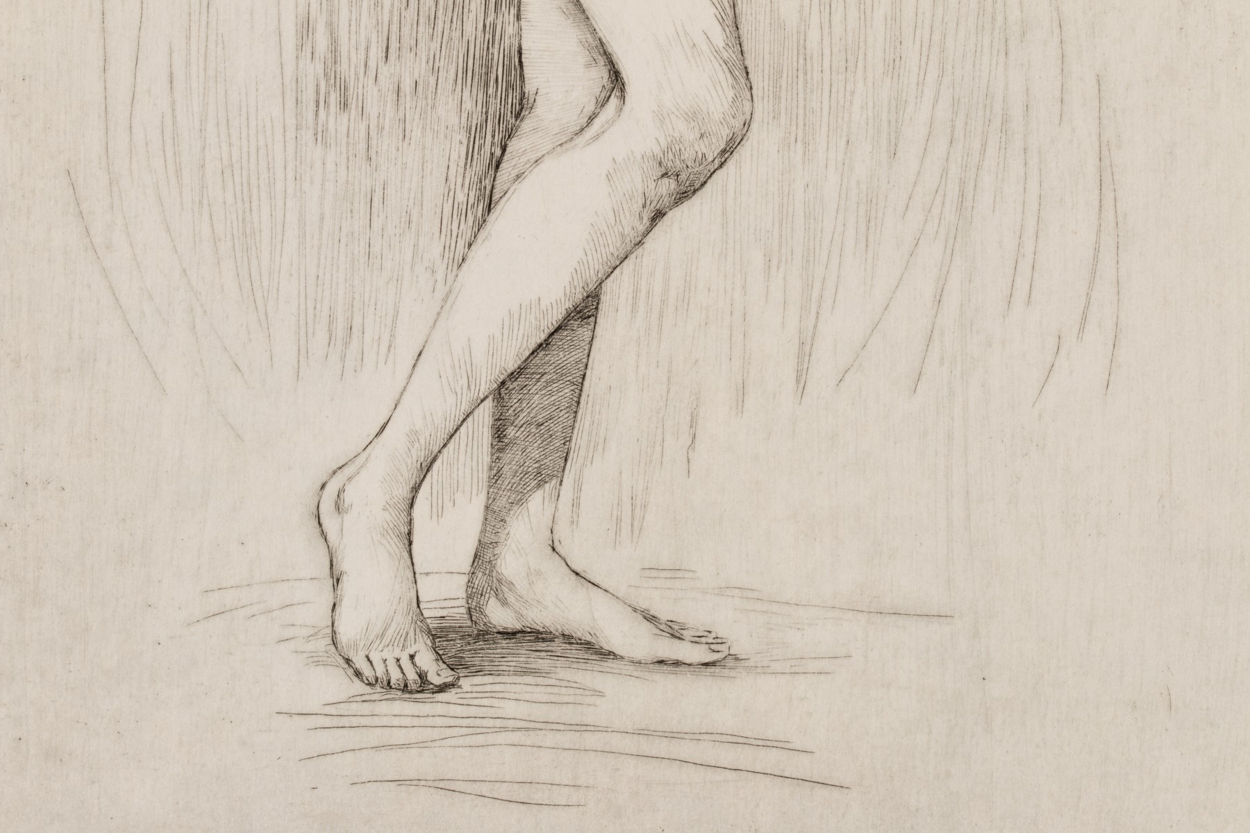 CHARLES SINDELAER (1885-1947) PENCIL SIGNED DRYPOINT