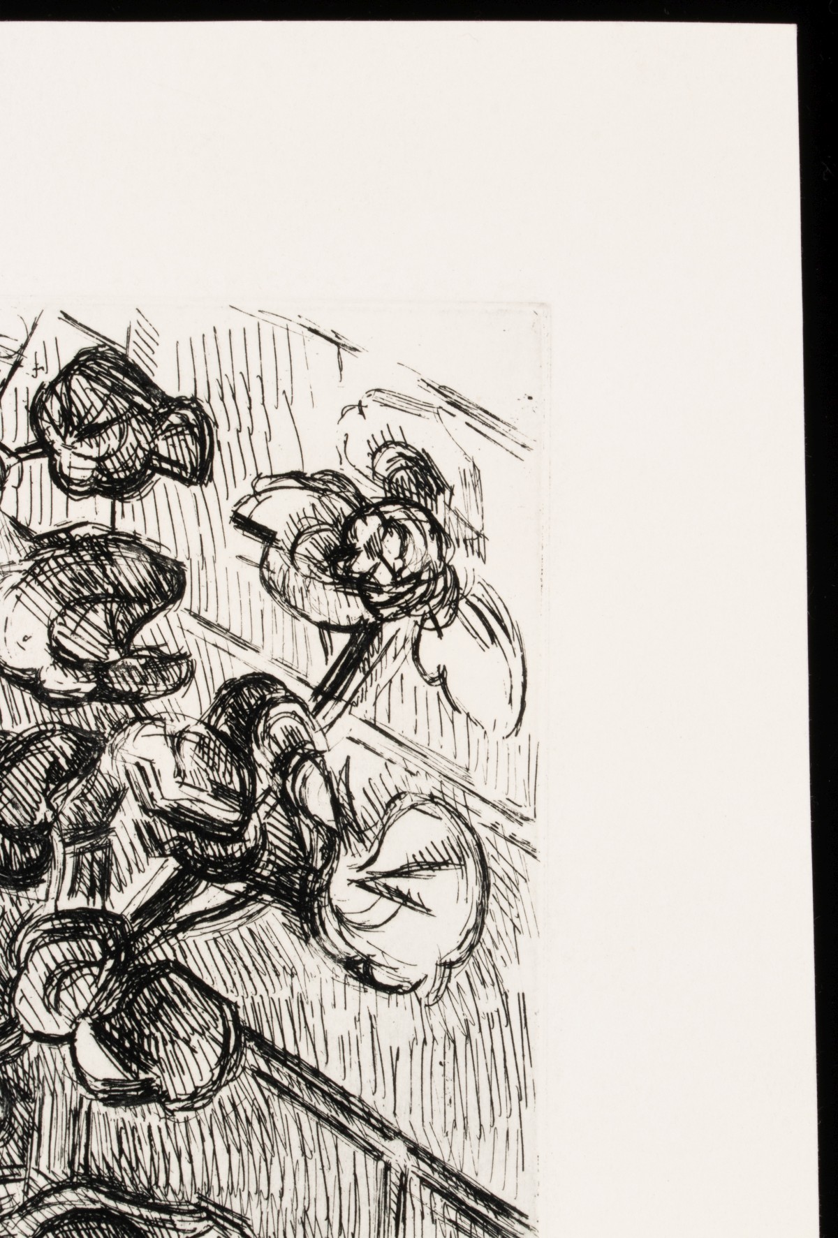 WILBUR NIEWALD (Born 1925) PENCIL SIGNED DRYPOINT