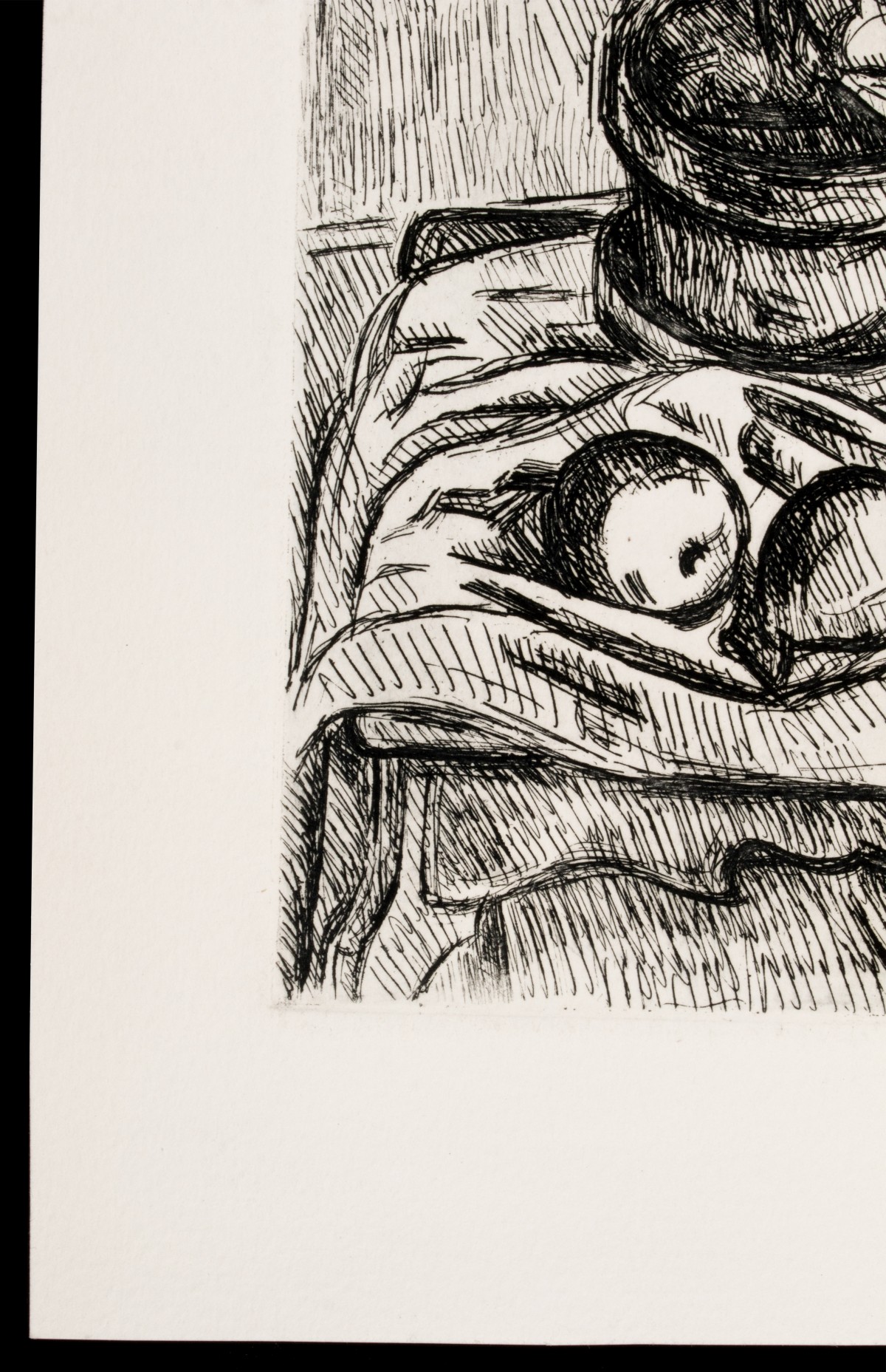 WILBUR NIEWALD (Born 1925) PENCIL SIGNED DRYPOINT