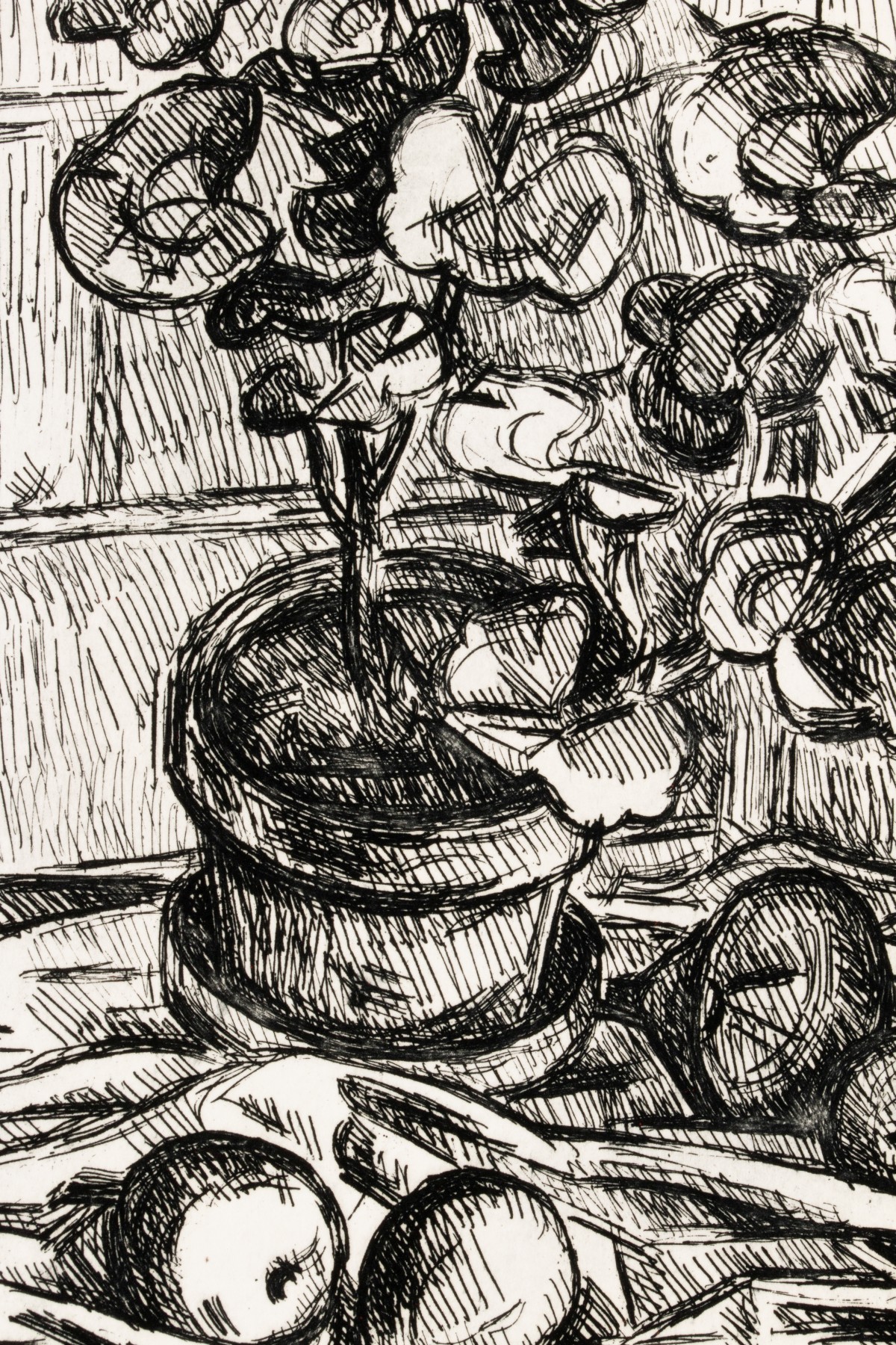 WILBUR NIEWALD (Born 1925) PENCIL SIGNED DRYPOINT