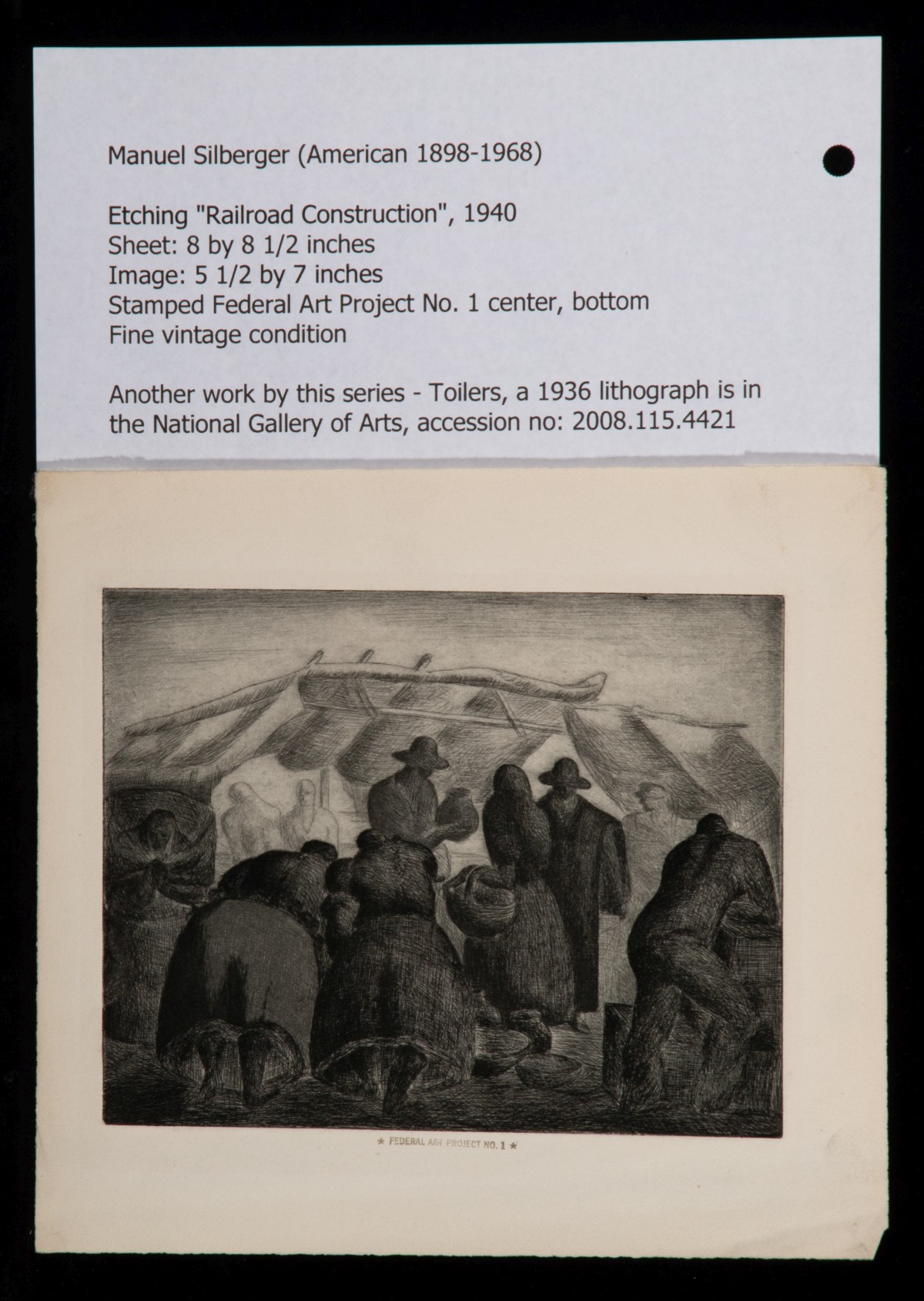 FIVE VARIOUS AMERICAN PENCIL SIGNED PRINTS 1937 TO 1946