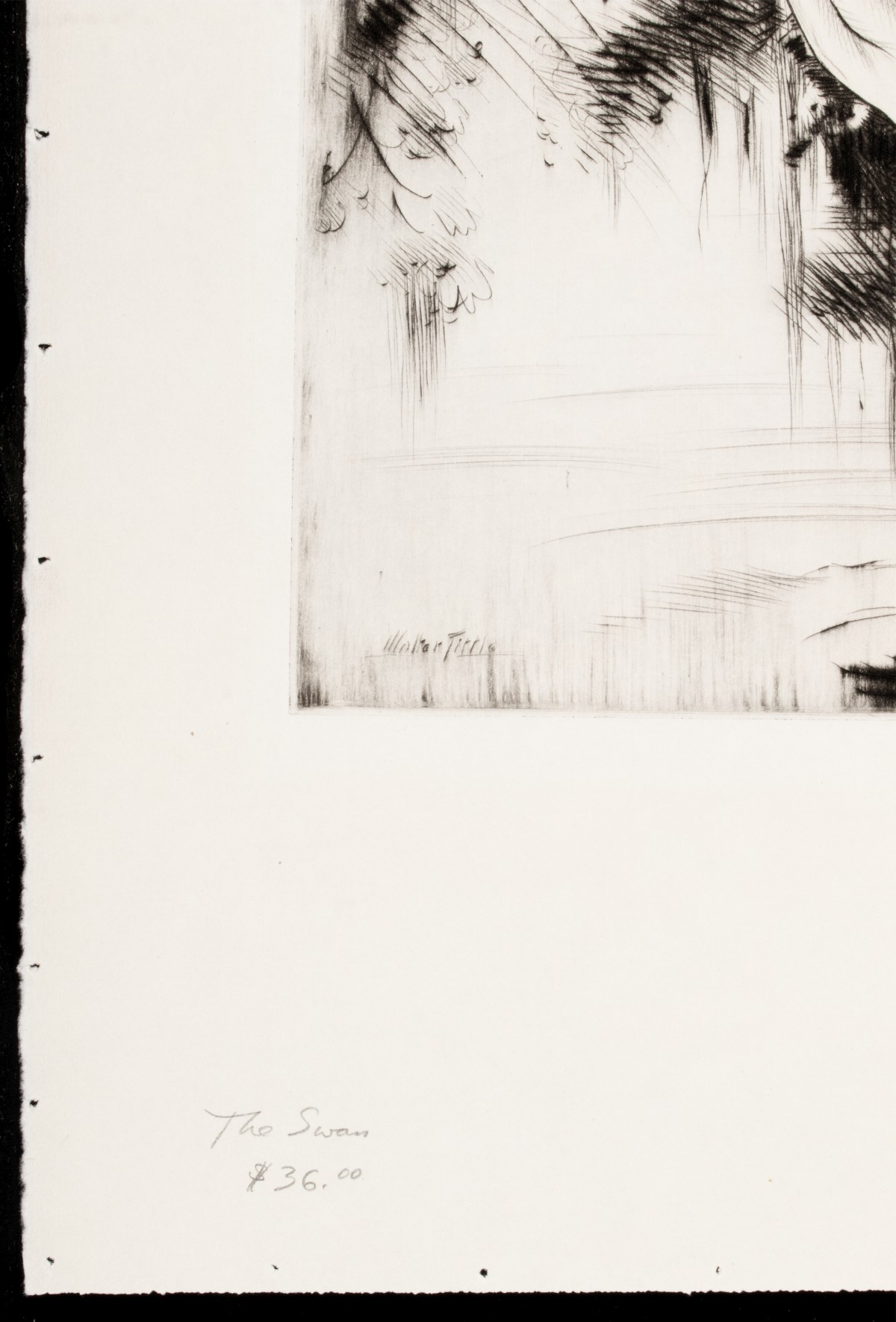WALTER TITTLE (1883-1966) PENCIL SIGNED ETCHING