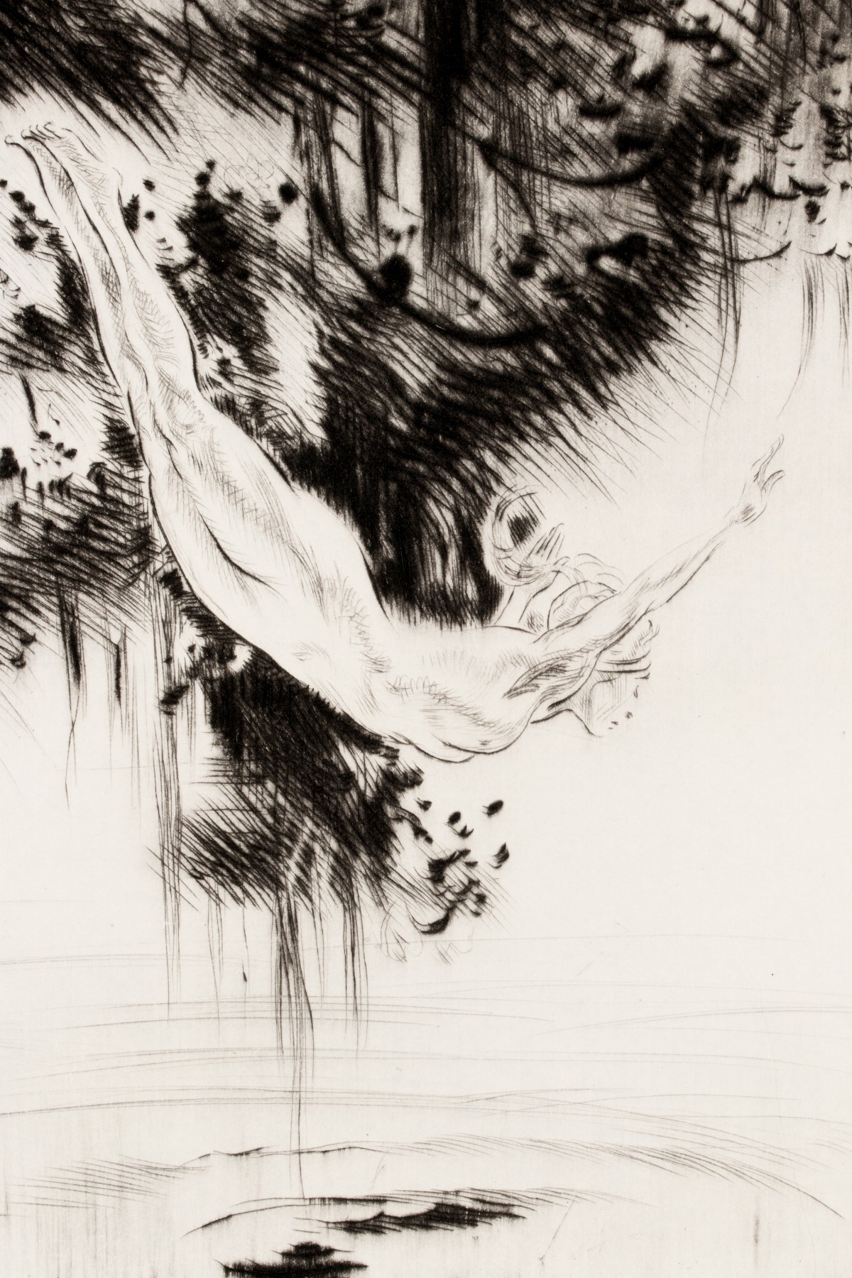 WALTER TITTLE (1883-1966) PENCIL SIGNED ETCHING