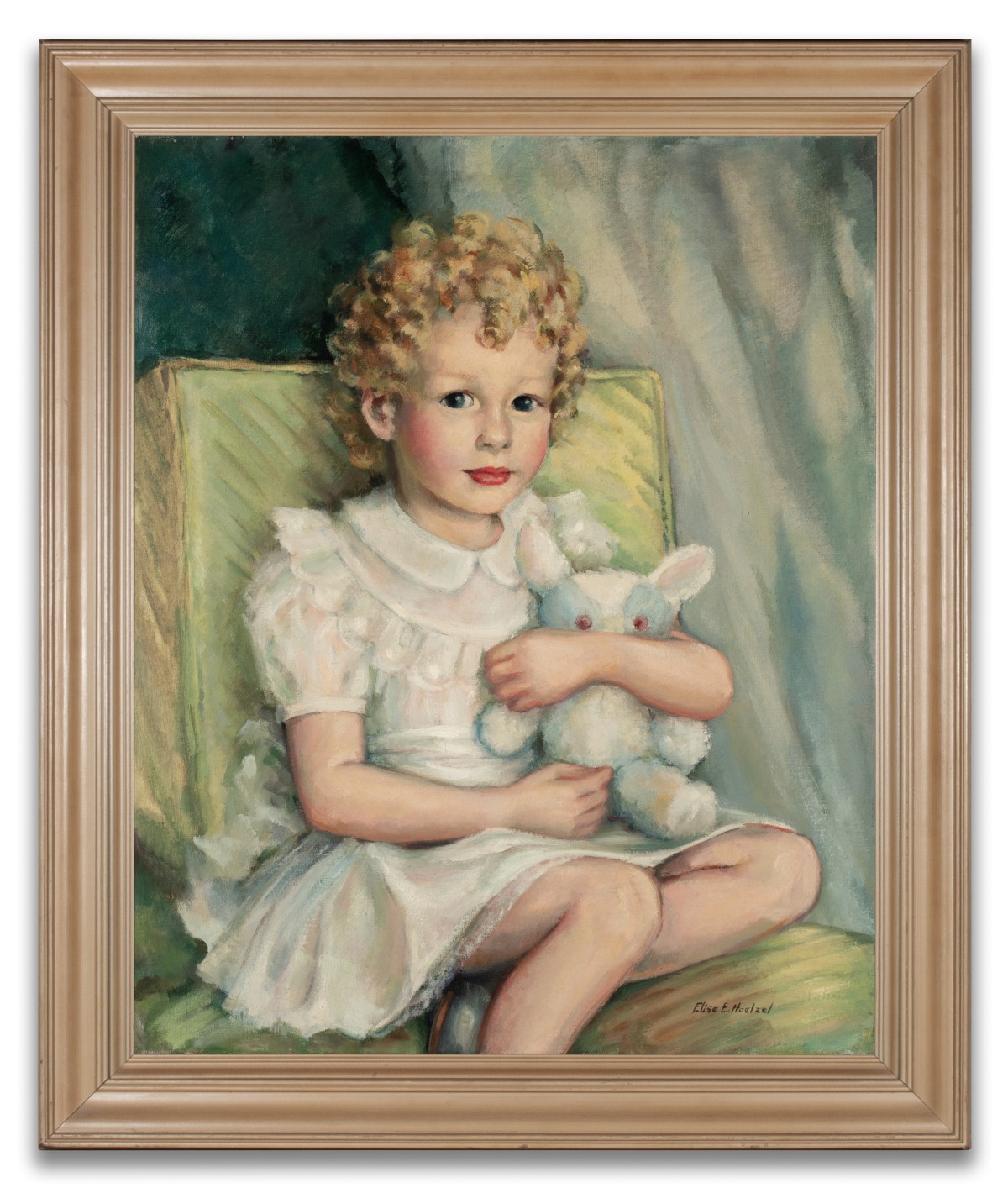 ELISE E. HOELZEL (1897-1976) OIL ON CANVAS