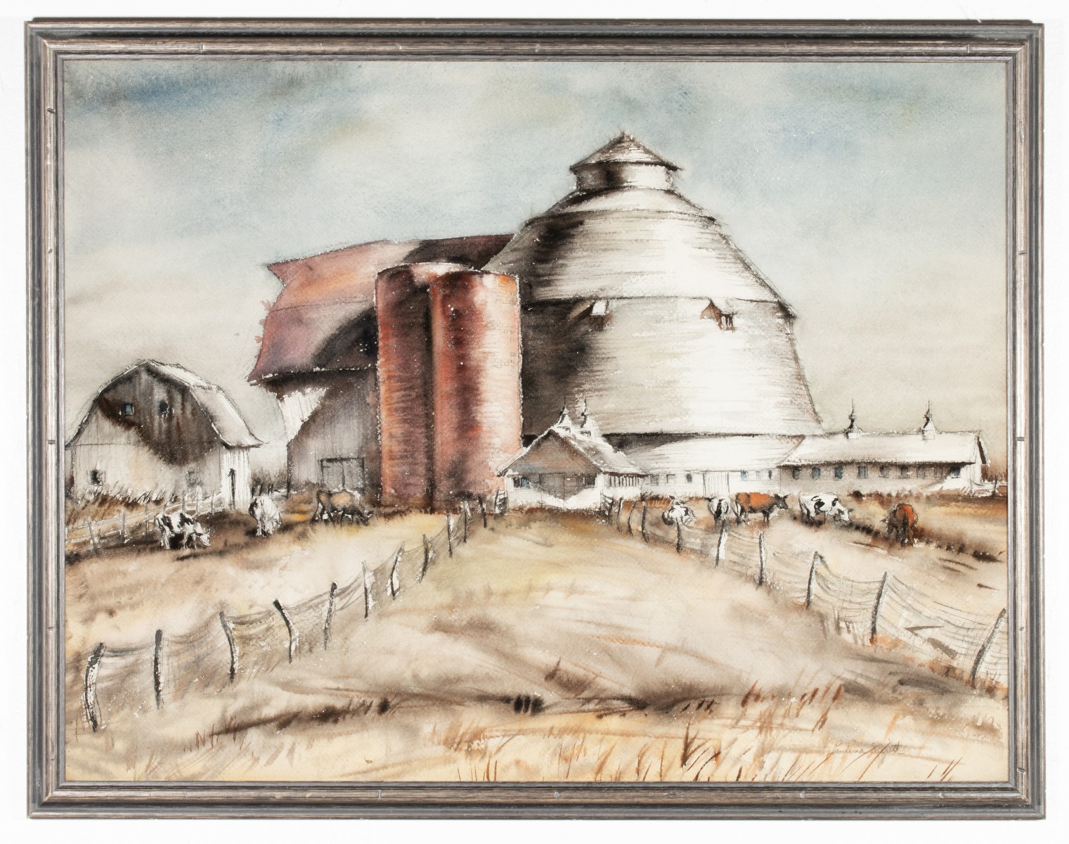 PAULINA EVERITT (1905-1996) WATERCOLOR ON PAPER
