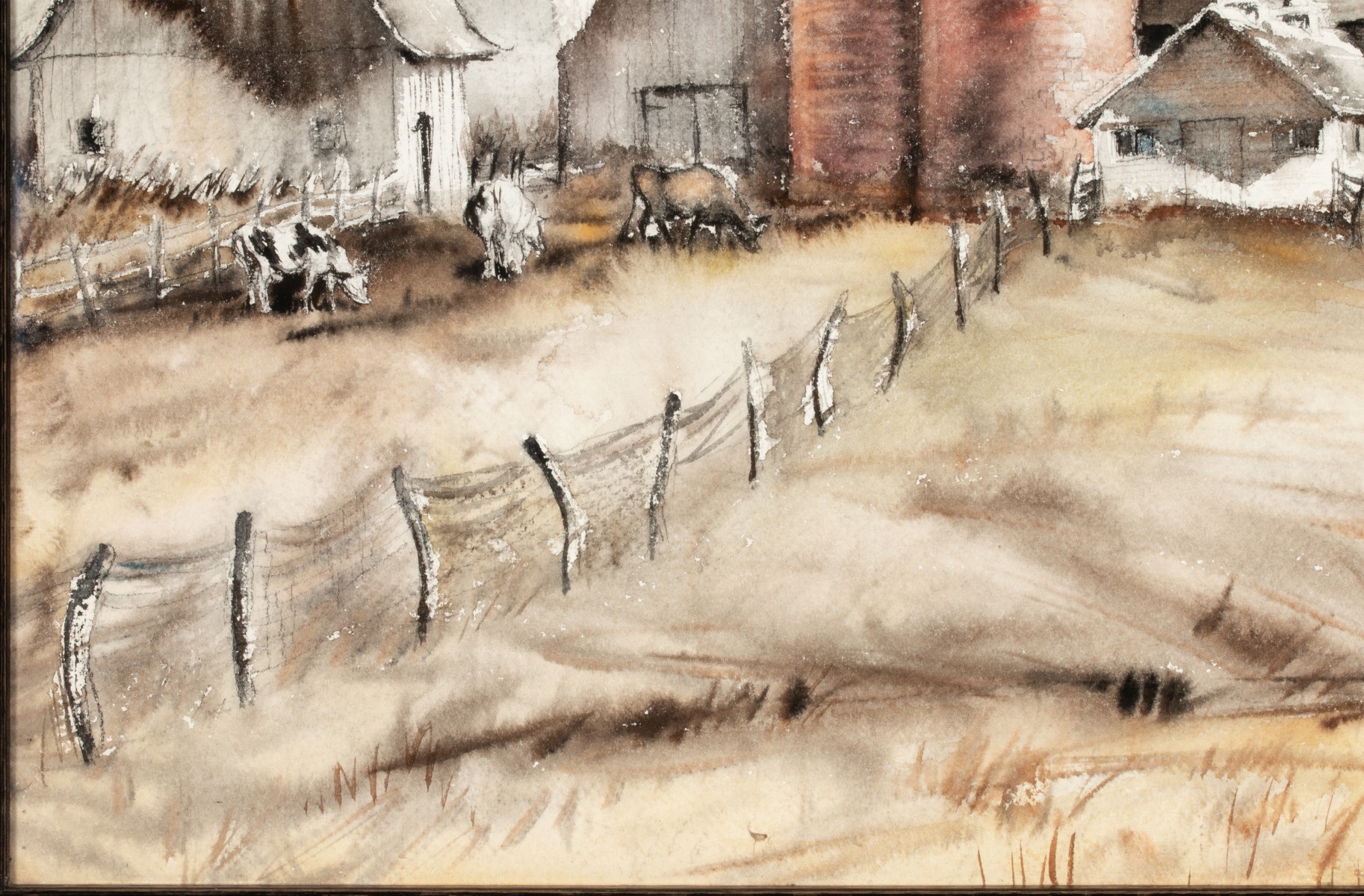 PAULINA EVERITT (1905-1996) WATERCOLOR ON PAPER