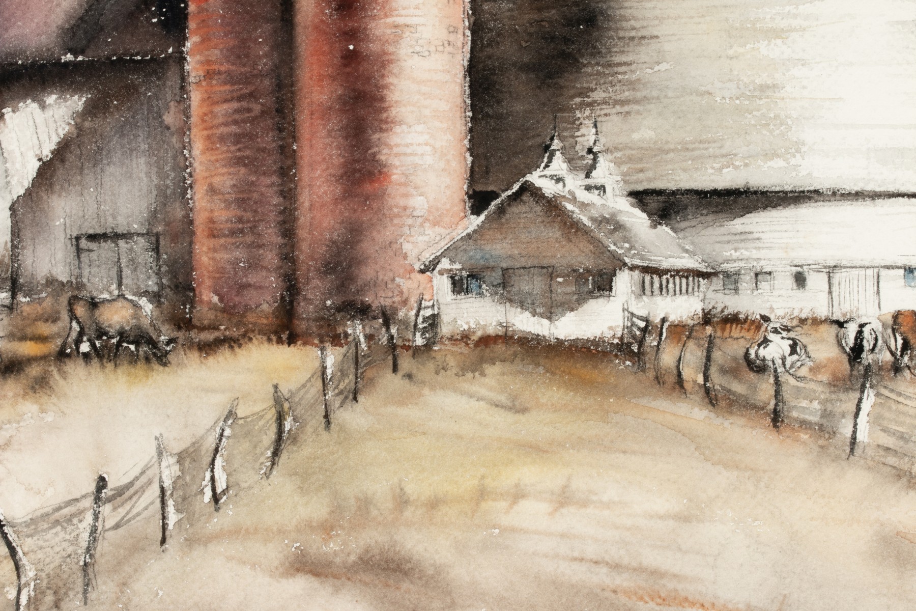 PAULINA EVERITT (1905-1996) WATERCOLOR ON PAPER