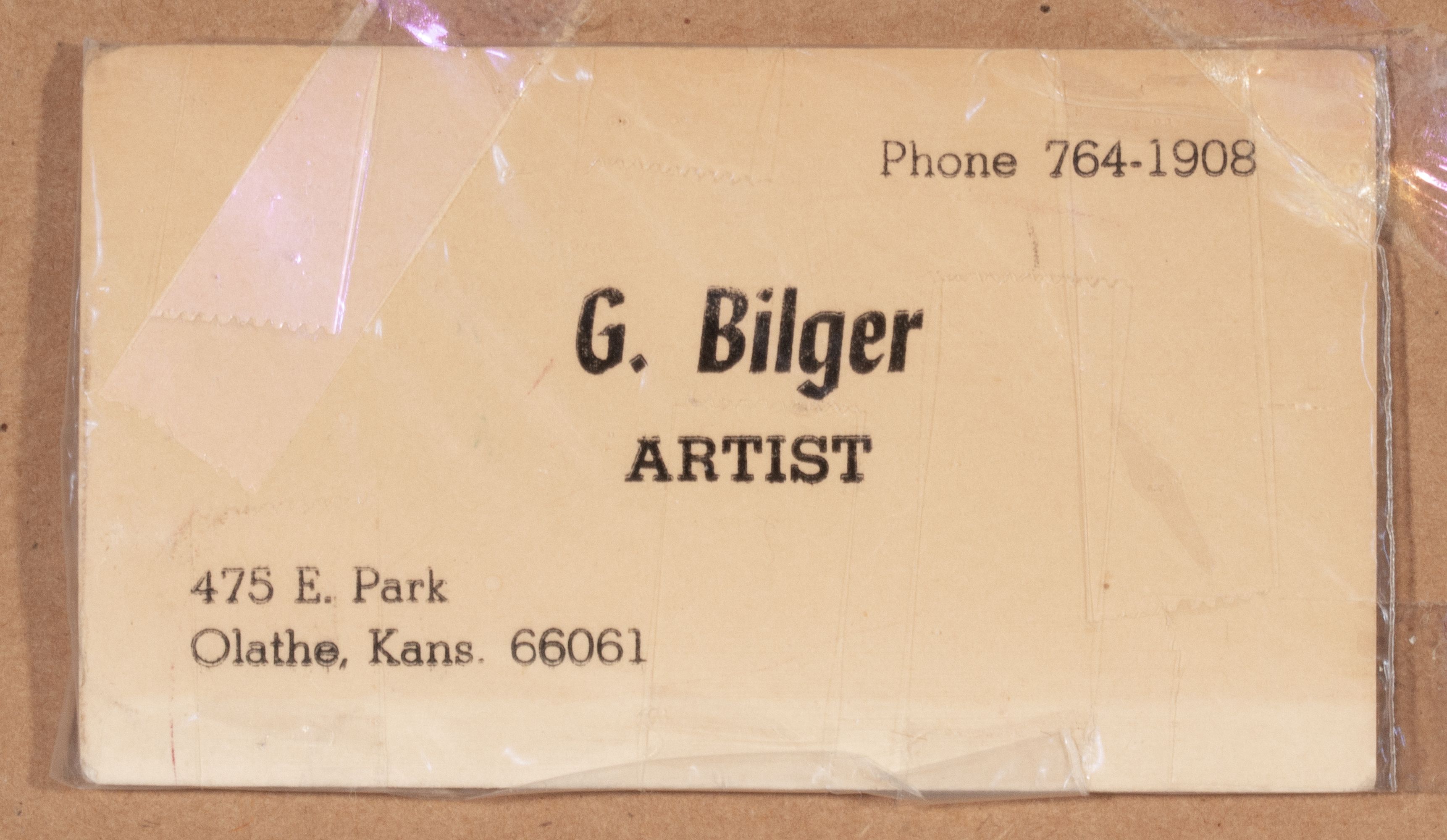 GRACE BILGER (KANSAS 1907-2000) TWO WATERCOLORS