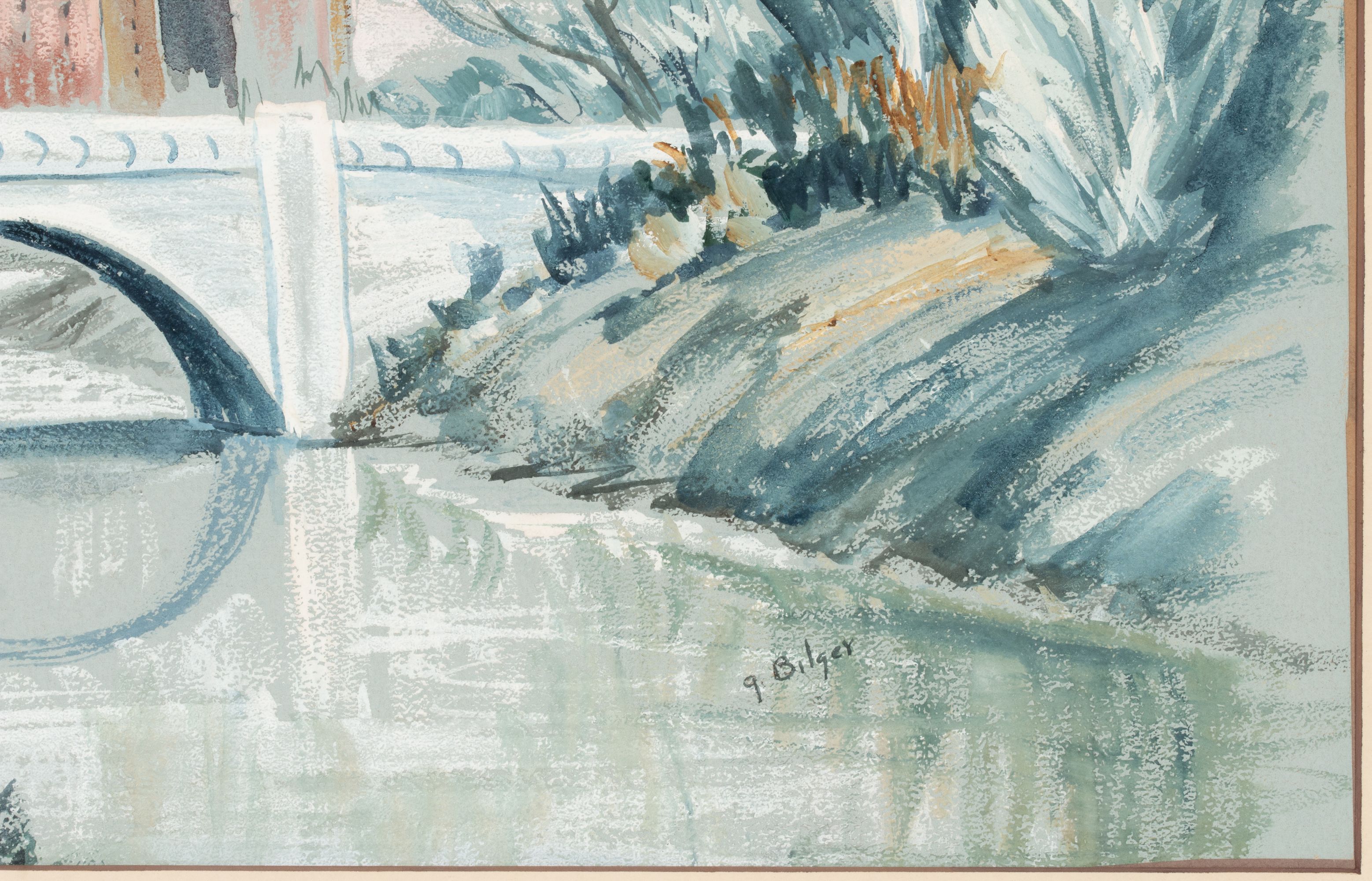 GRACE BILGER (KANSAS 1907-2000) TWO WATERCOLORS