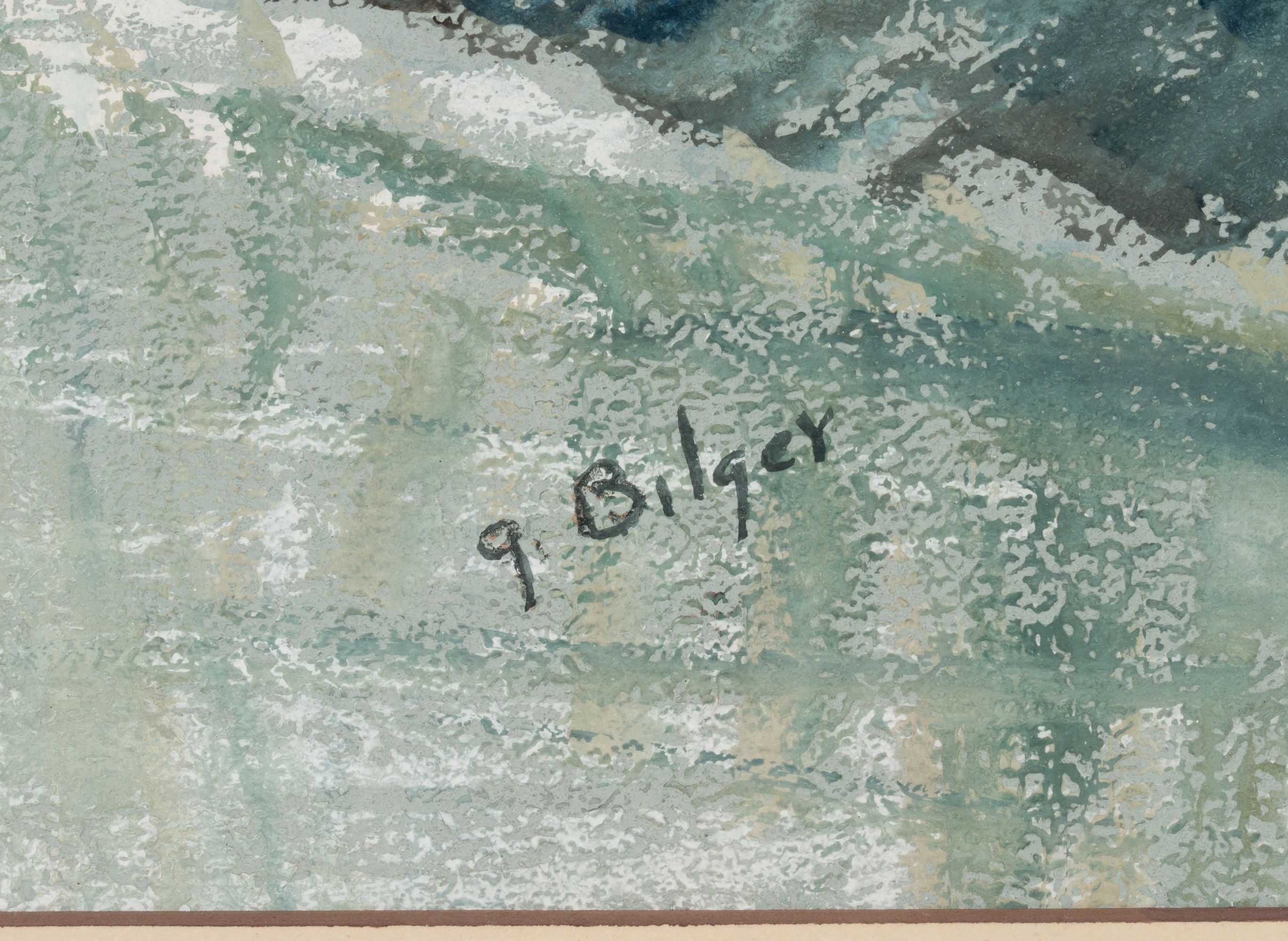 GRACE BILGER (KANSAS 1907-2000) TWO WATERCOLORS