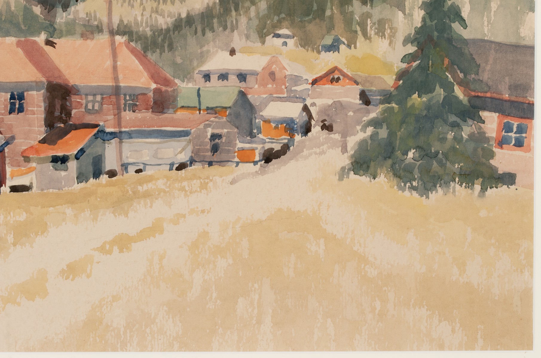 PAULINE H. SHIRER (1894-1975) COLORADO WATERCOLOR