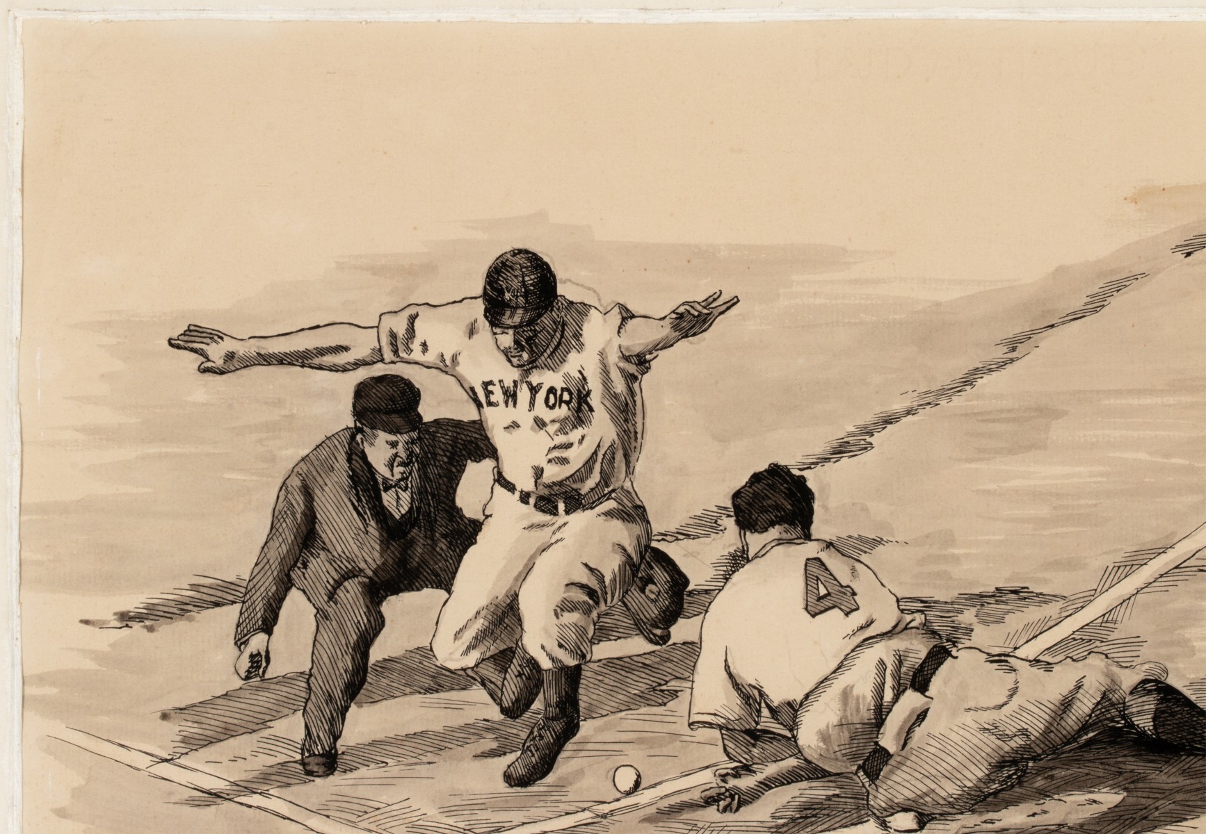 DUFF McILVAIN (B. 1918 KANSAS) PEN AND INK