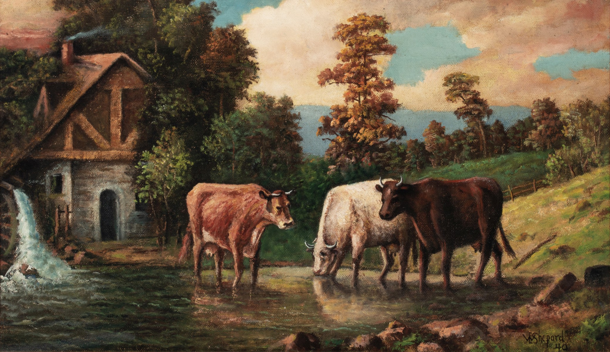 WILLIAM SHEPARD (1868-1948) OIL ON CANVAS