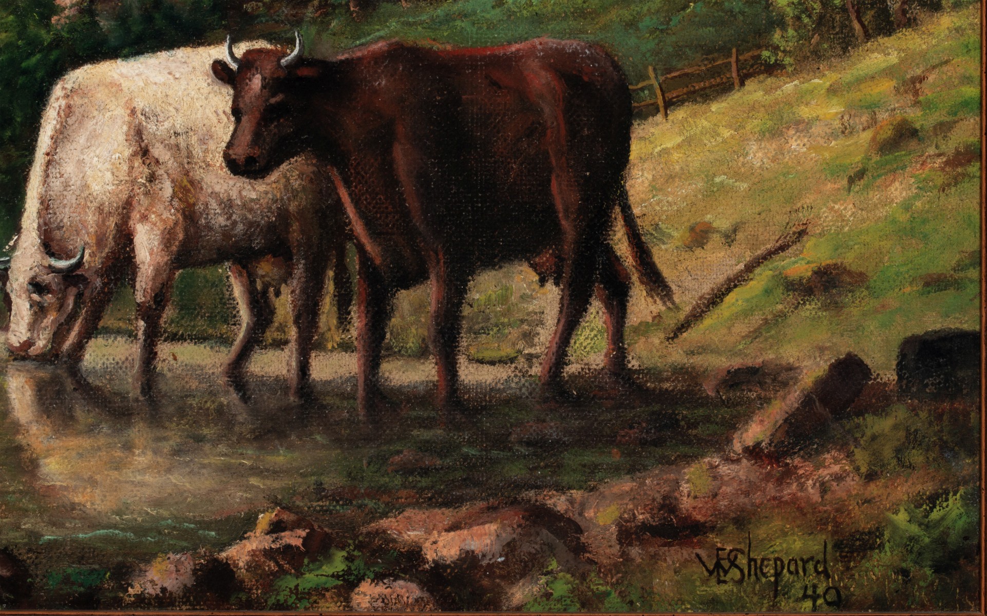 WILLIAM SHEPARD (1868-1948) OIL ON CANVAS