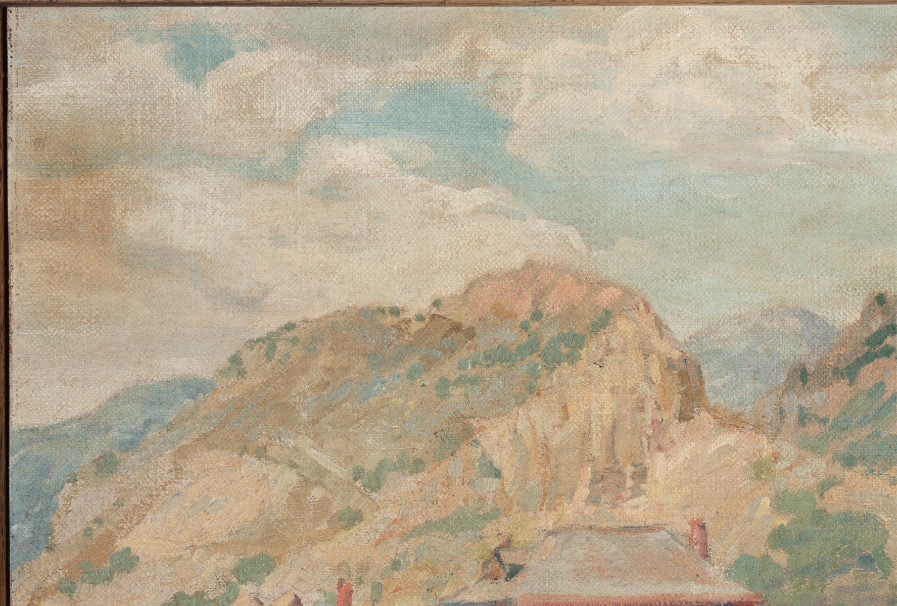 MARION PEERS (TOPEKA, KANSAS 1880-1967) OIL ON BOARD