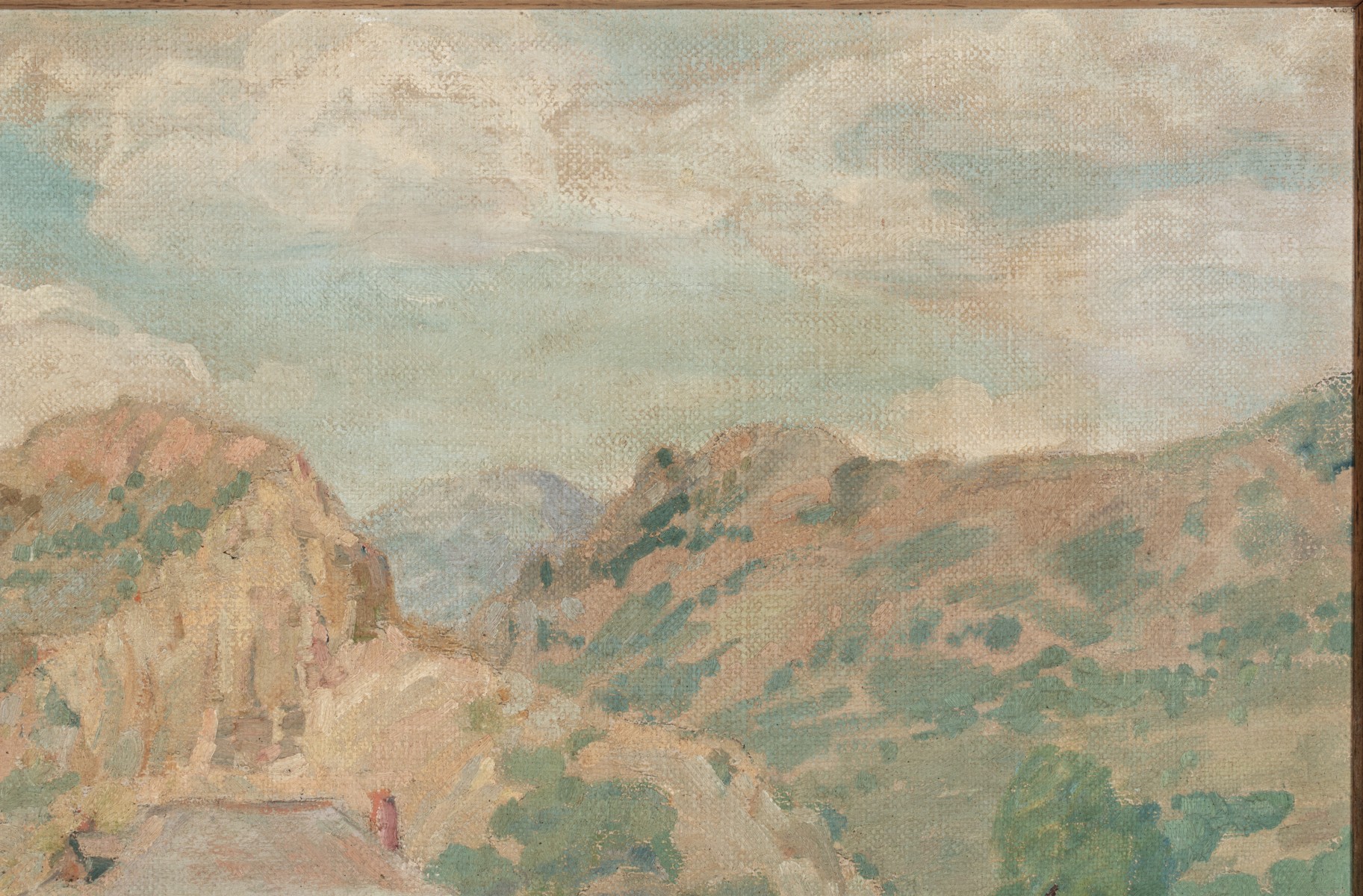 MARION PEERS (TOPEKA, KANSAS 1880-1967) OIL ON BOARD