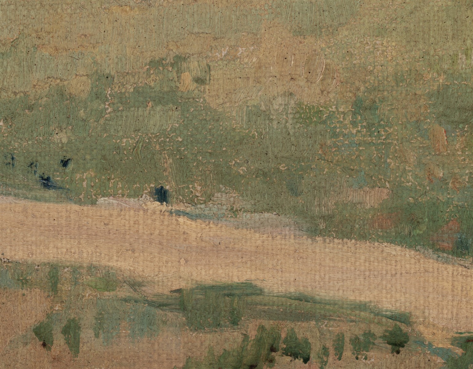 MARION PEERS (TOPEKA, KANSAS 1880-1967) OIL ON BOARD